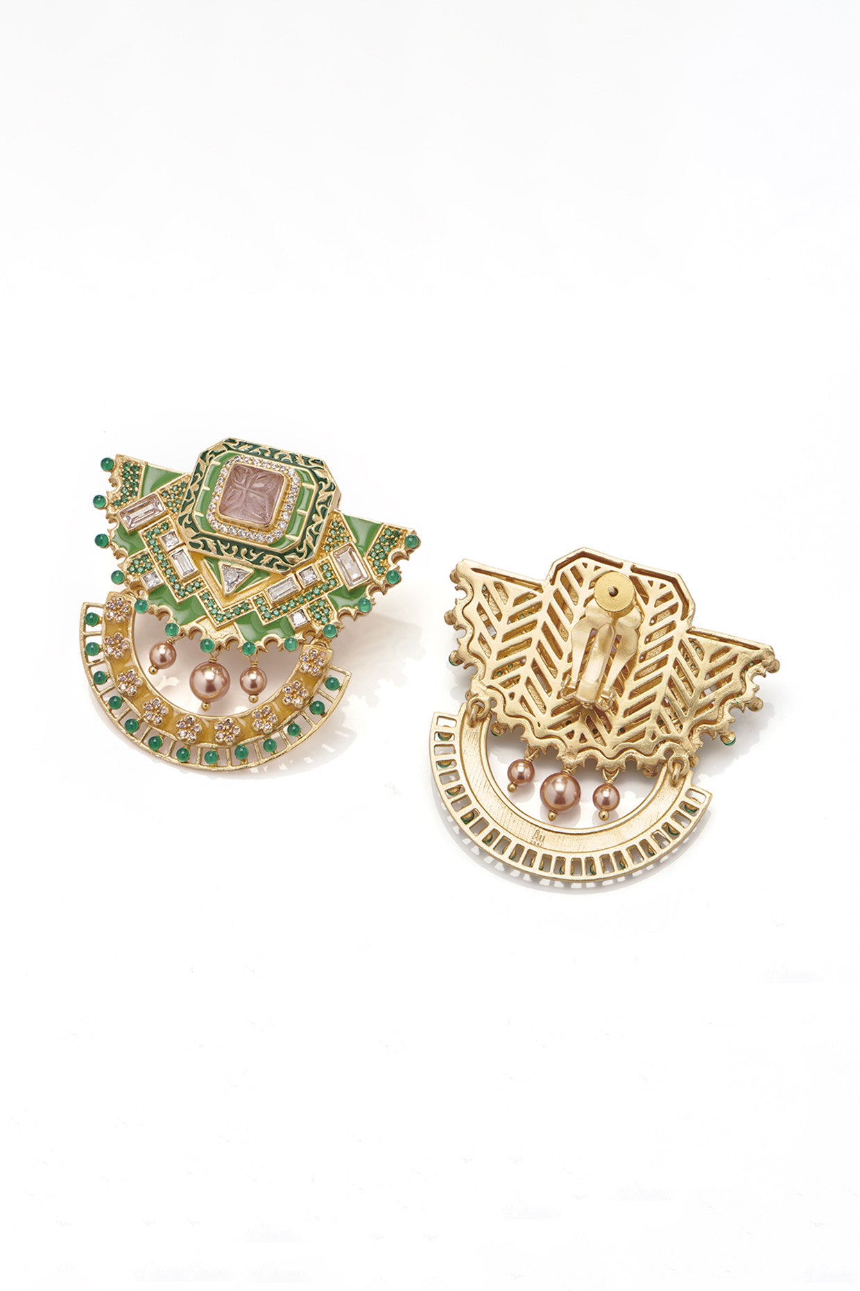 22kt Gold Plated Rumeli Majestic Earrings