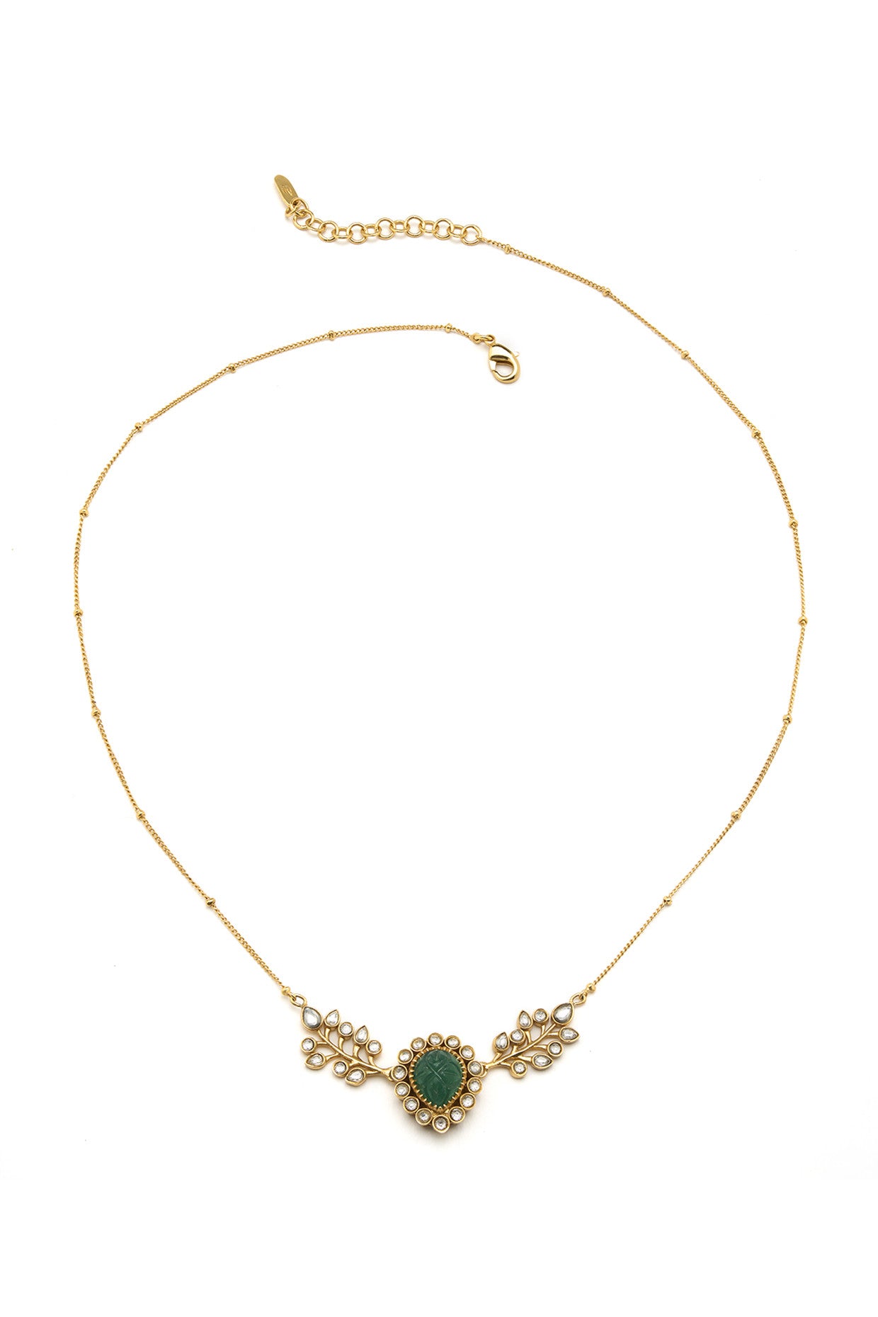 22kt Gold Plated Rosa Dainty Necklace