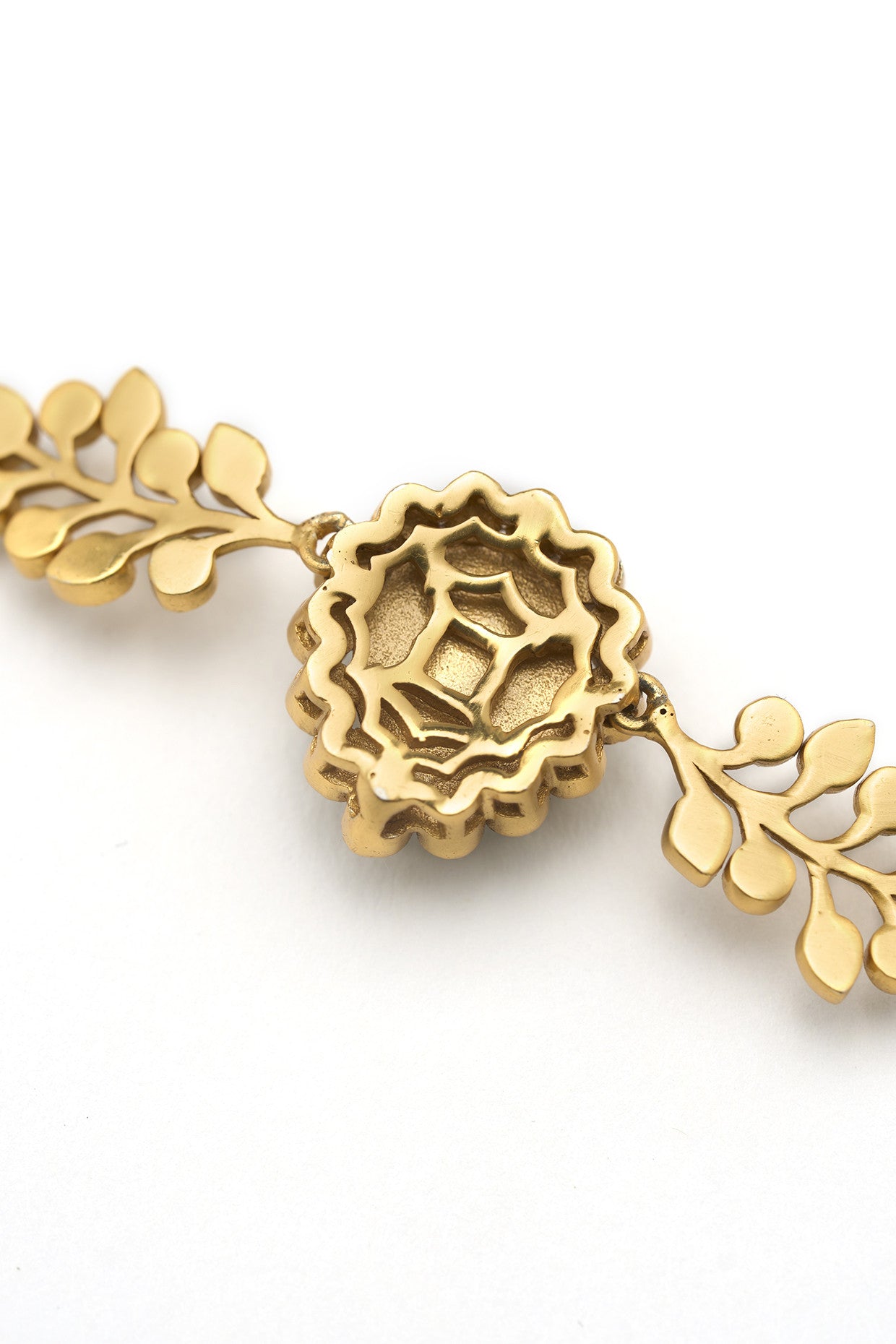 22kt Gold Plated Rosa Dainty Necklace