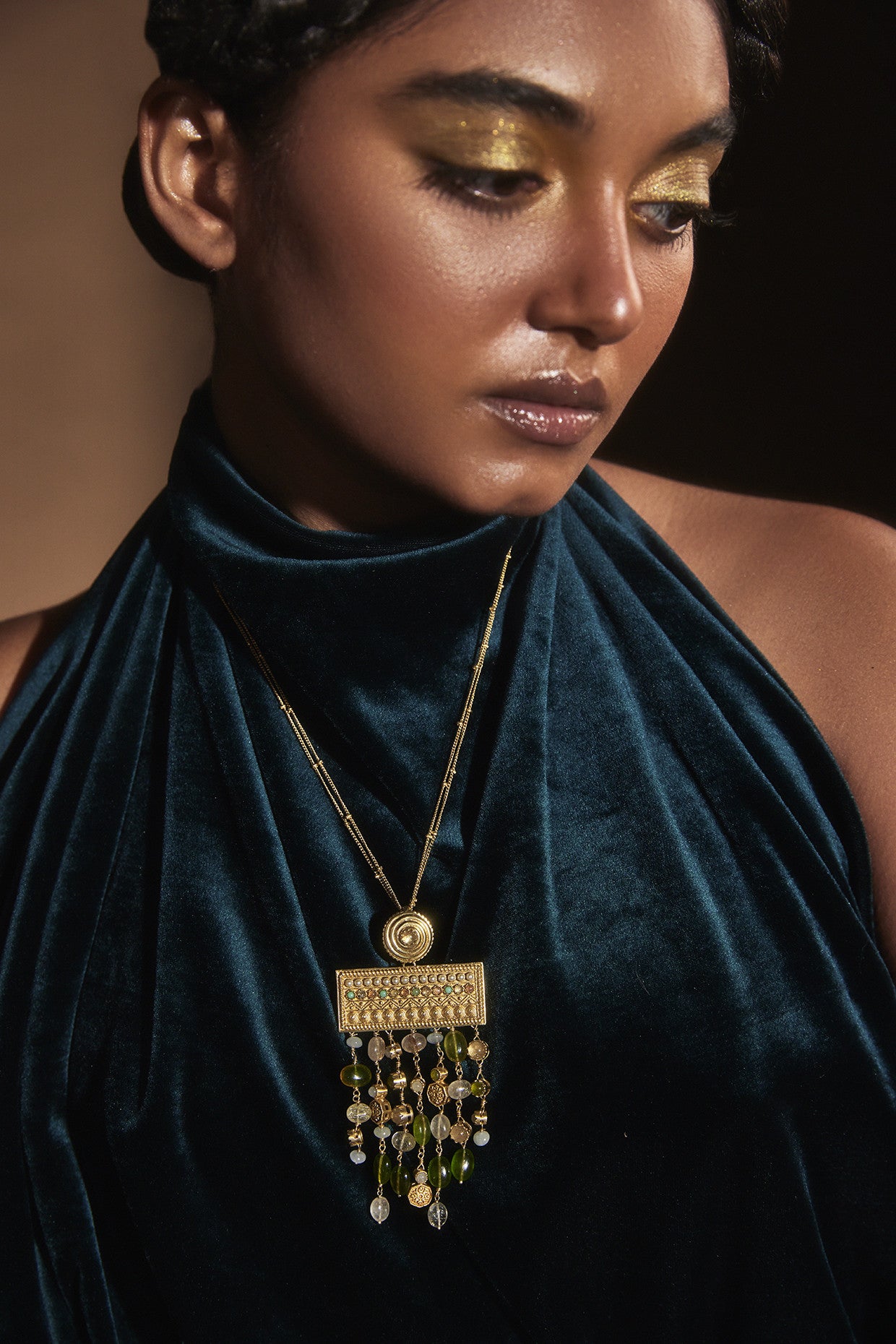 22kt Gold Plated Azra Iconic Necklace