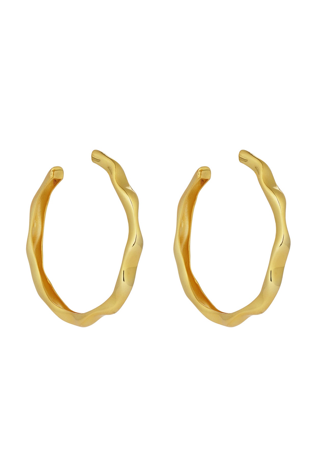 22kt Gold Plated Hoop Earrings