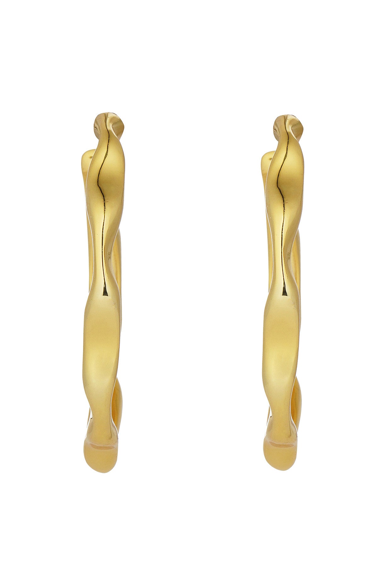 22kt Gold Plated Hoop Earrings