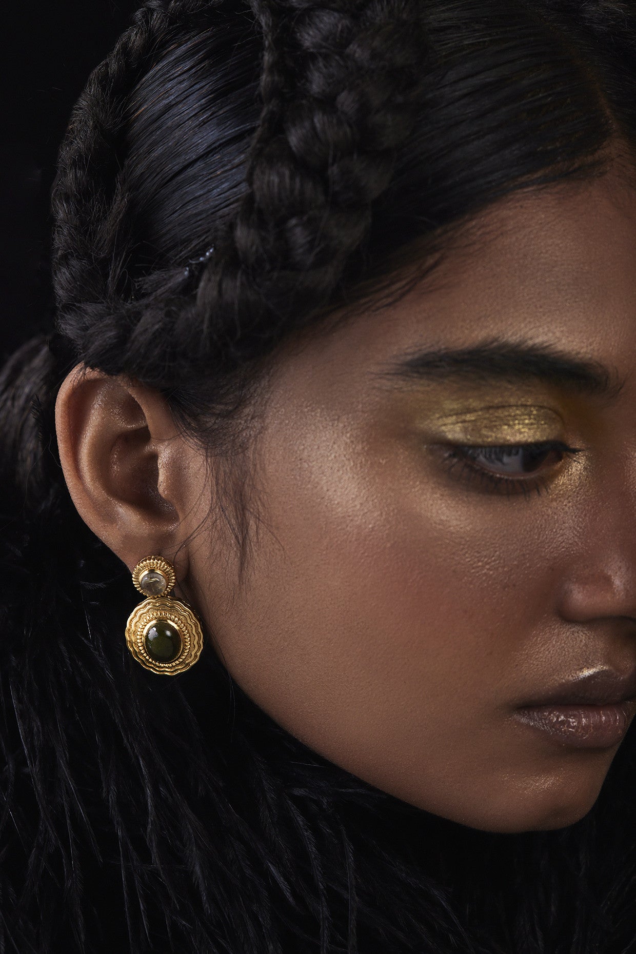 22kt Gold Plated Azra Miniature Earrings