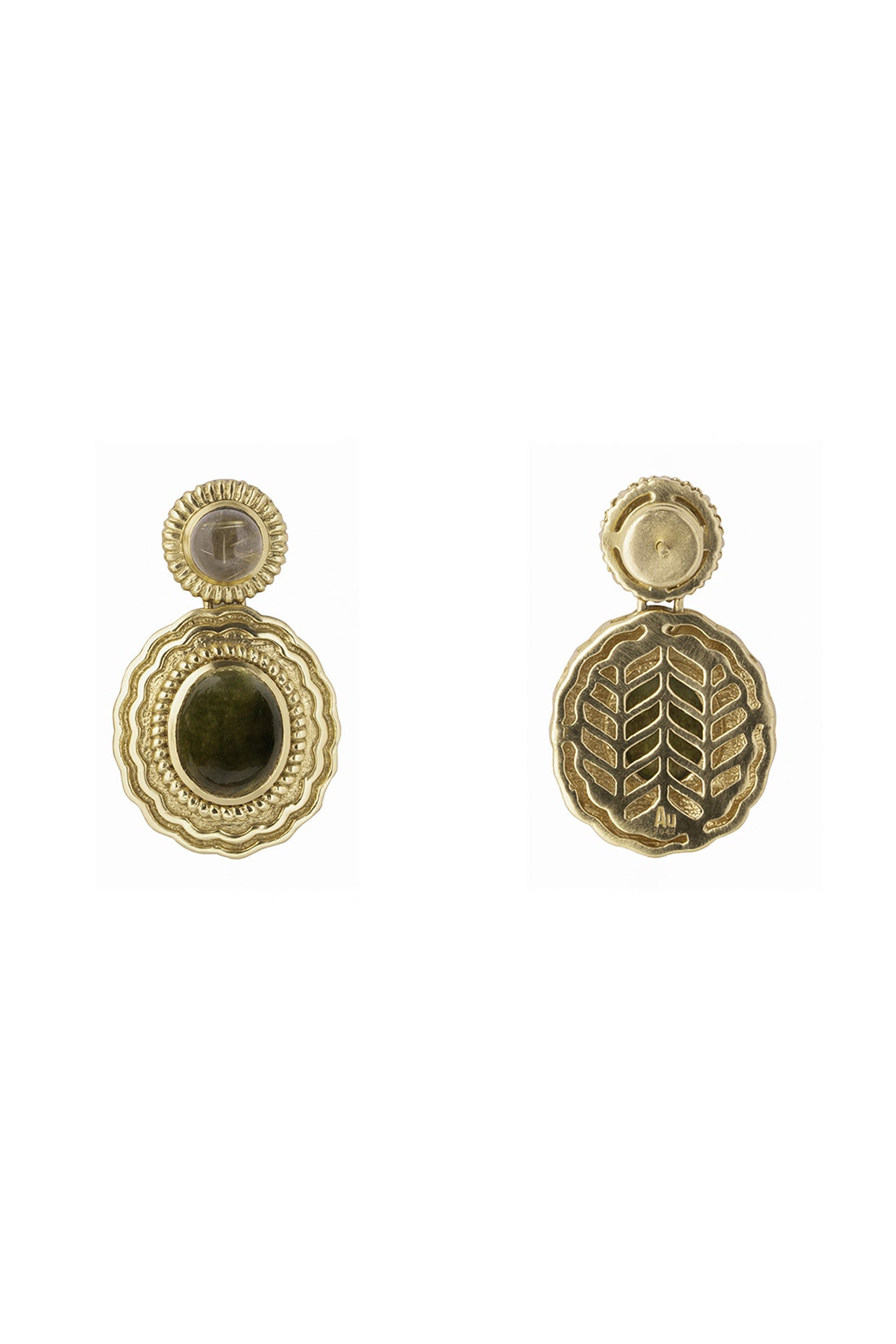 22kt Gold Plated Azra Miniature Earrings