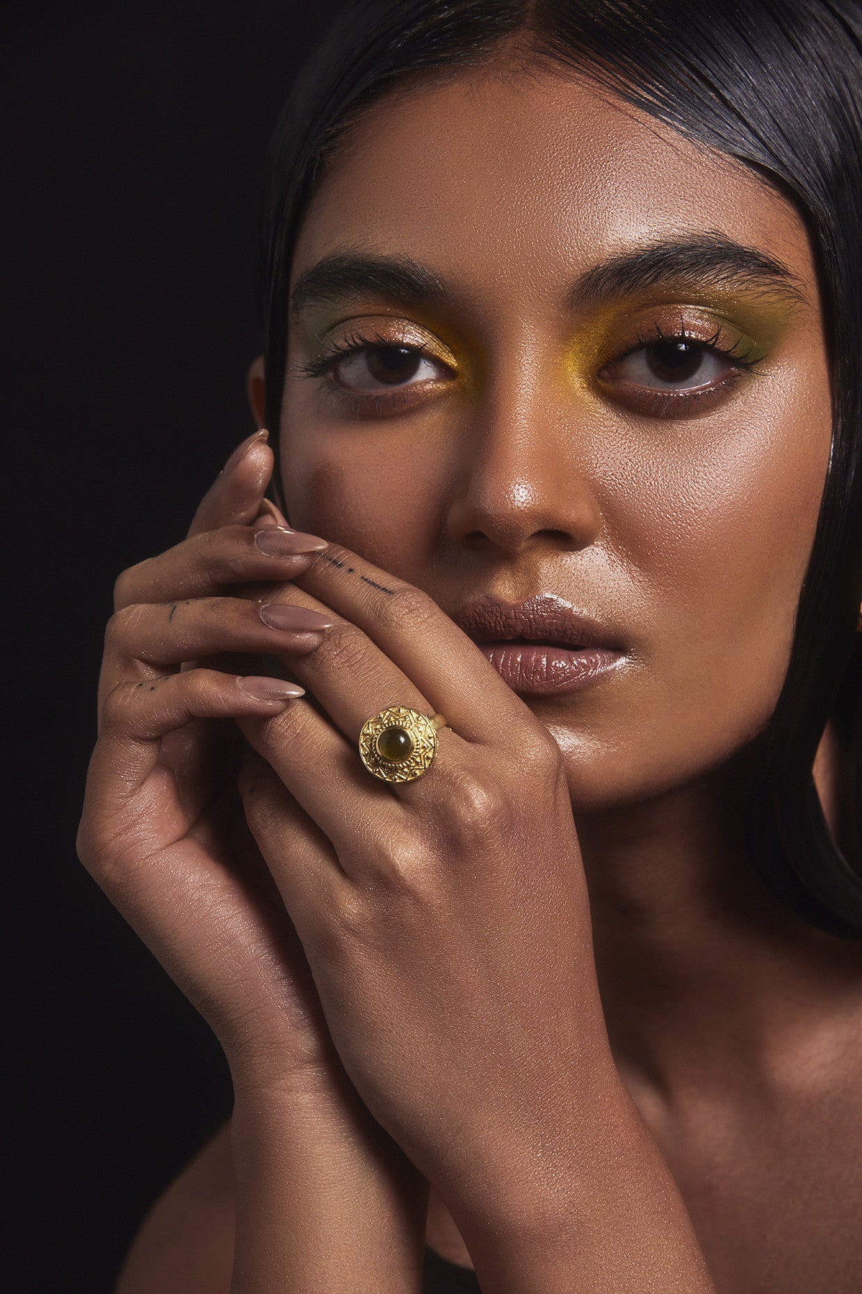 22kt Gold Plated Azra Ring