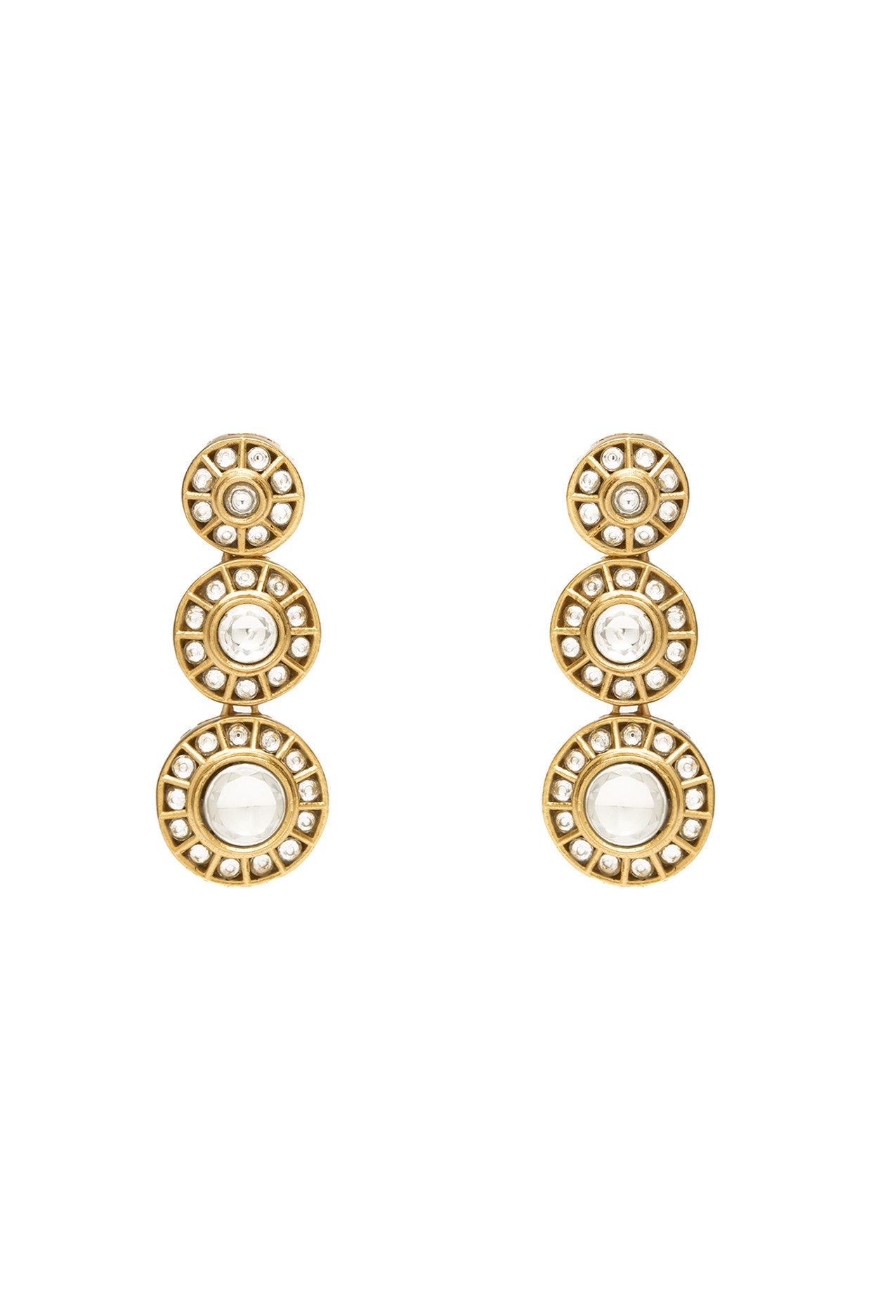 22kt Gold Plated Pakeezah Moon Drops