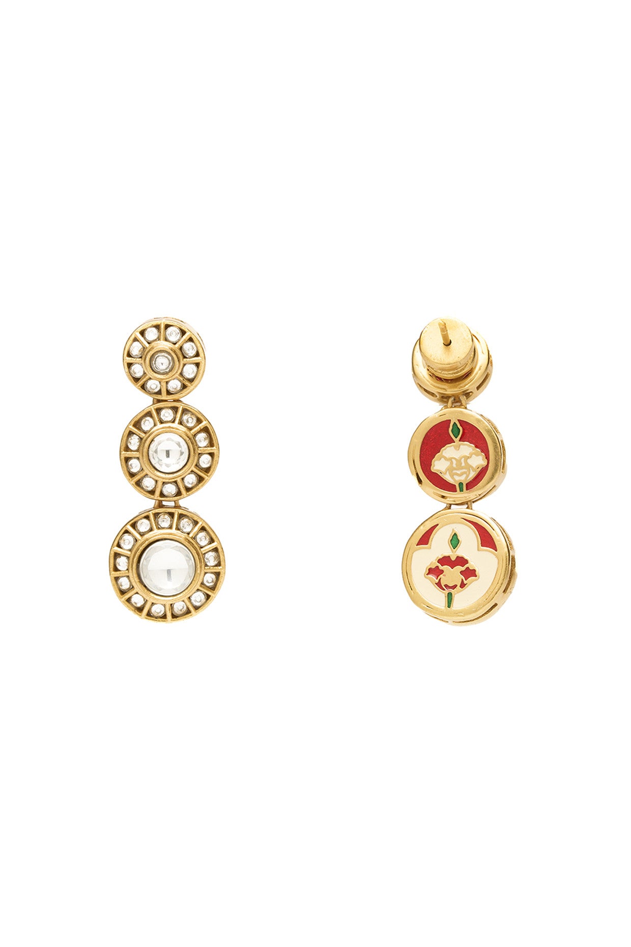 22kt Gold Plated Pakeezah Moon Drops
