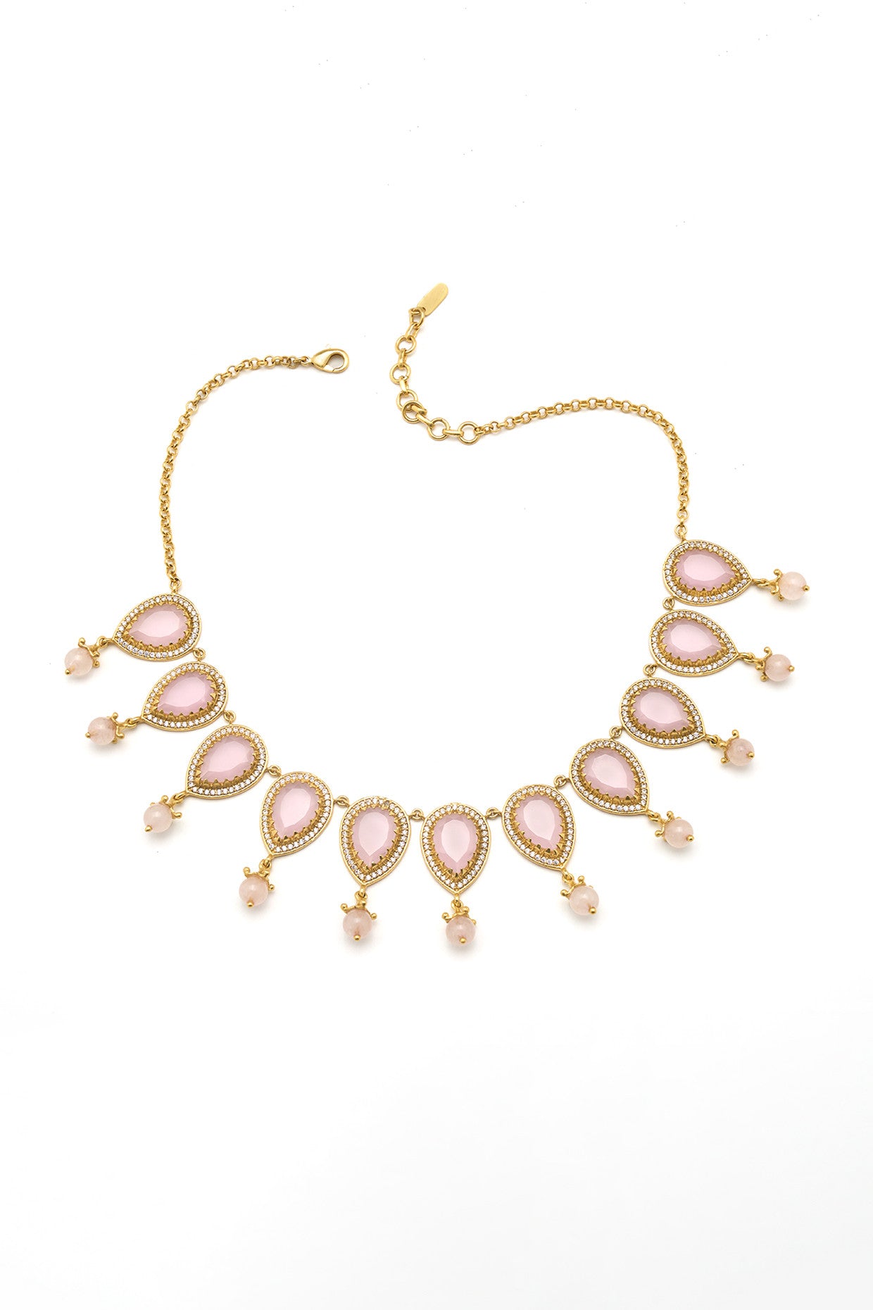 22kt Gold Plated Lavender Necklace