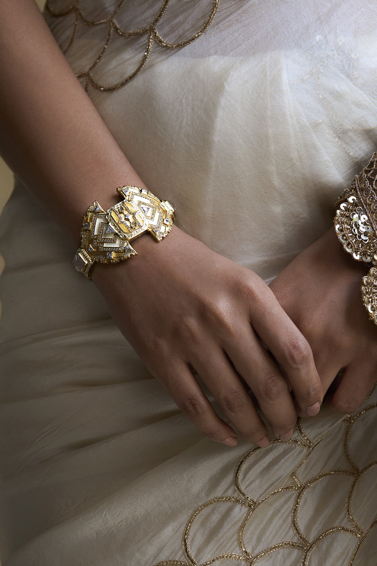 22kt Gold Plated Amelia Cuff