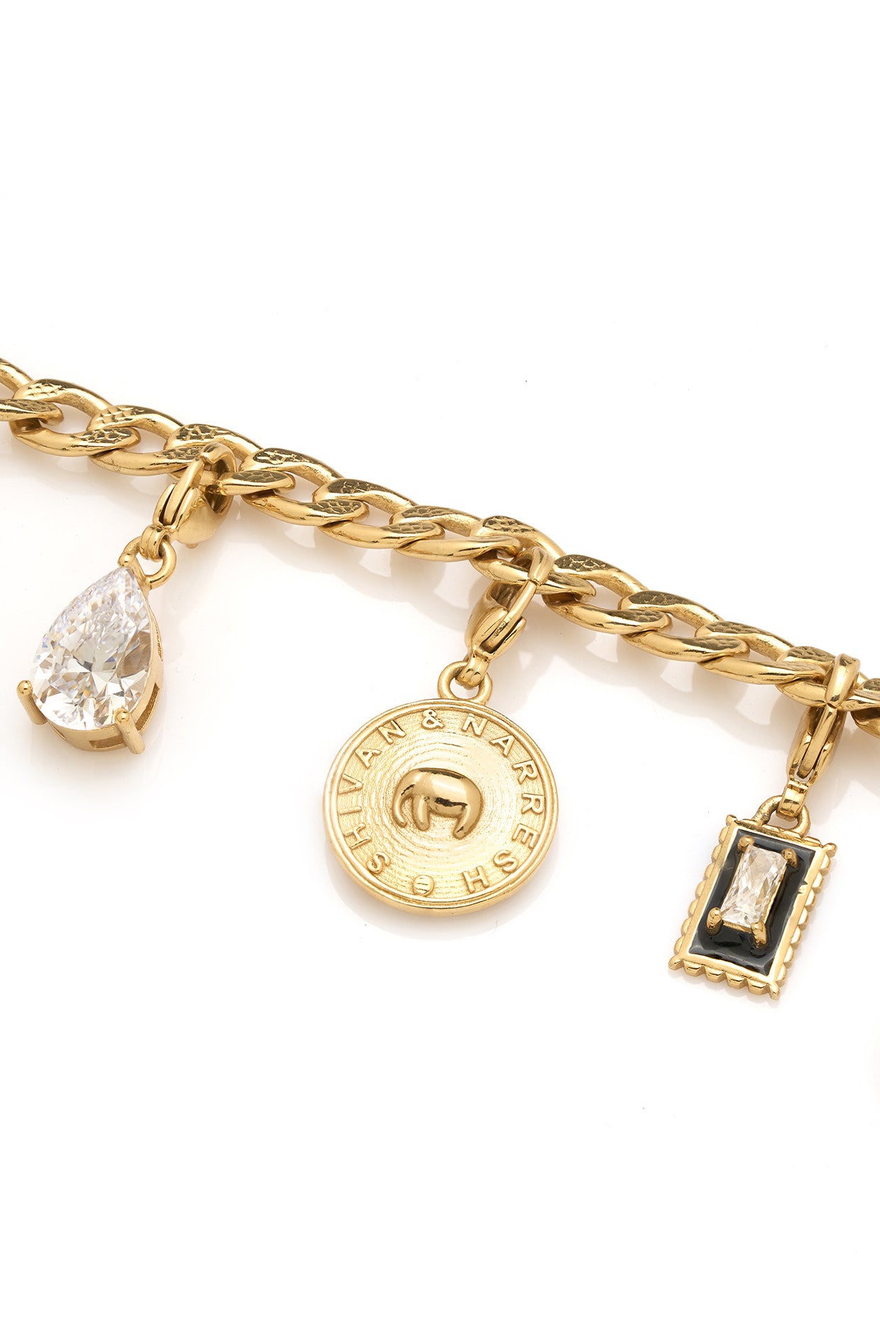 22kt Gold Plated Numsima Charm Bracelet