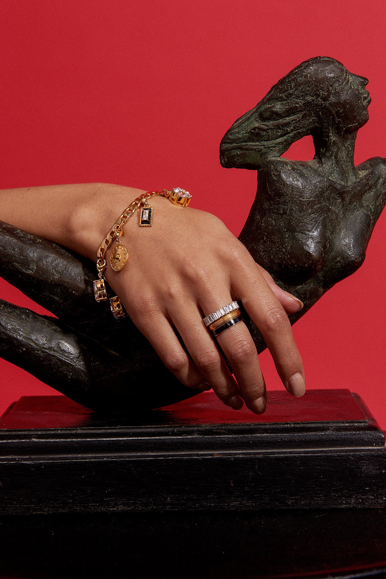 22kt Gold Plated Numsima Charm Bracelet