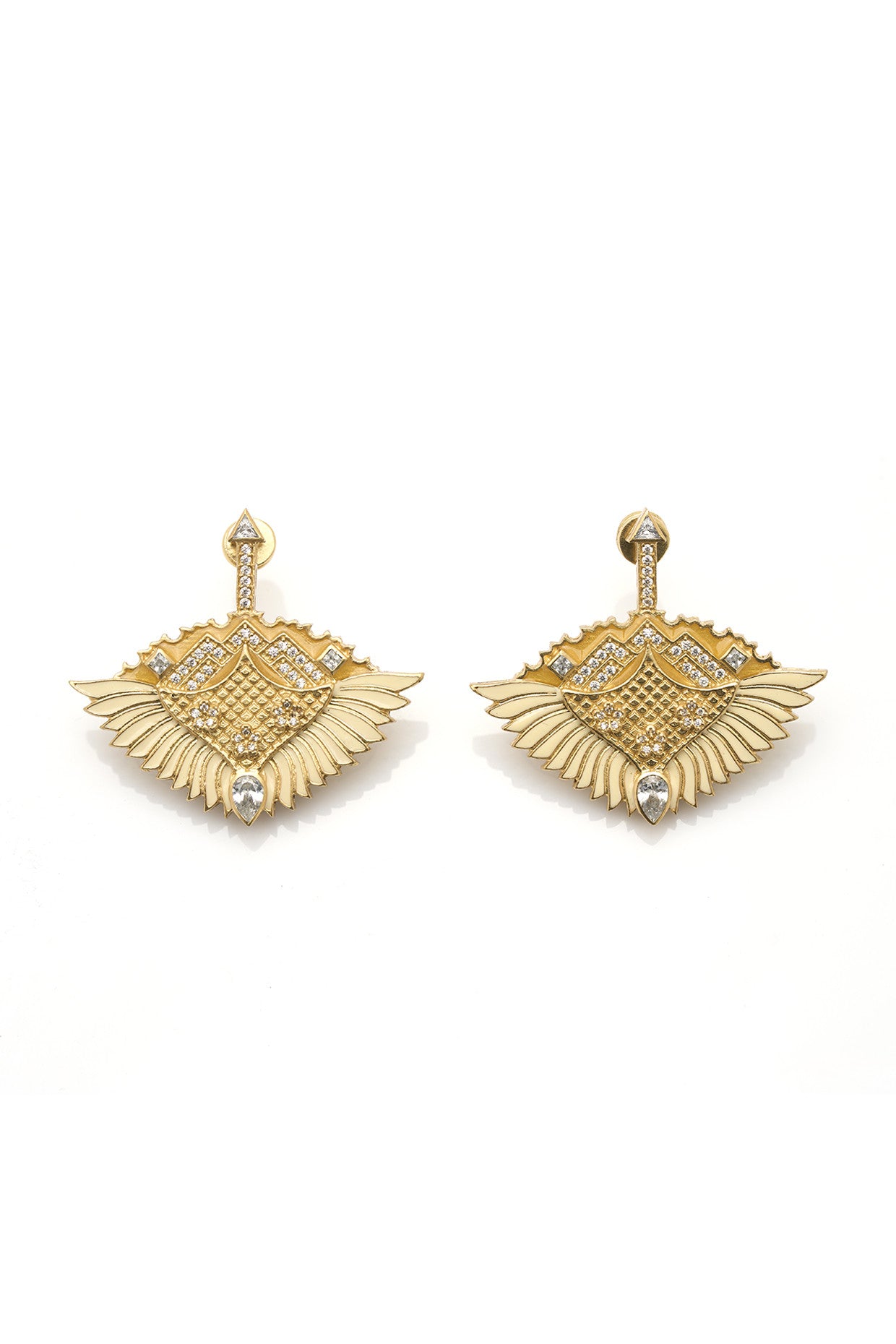 22kt Gold Plated Amelia Studs Earrings