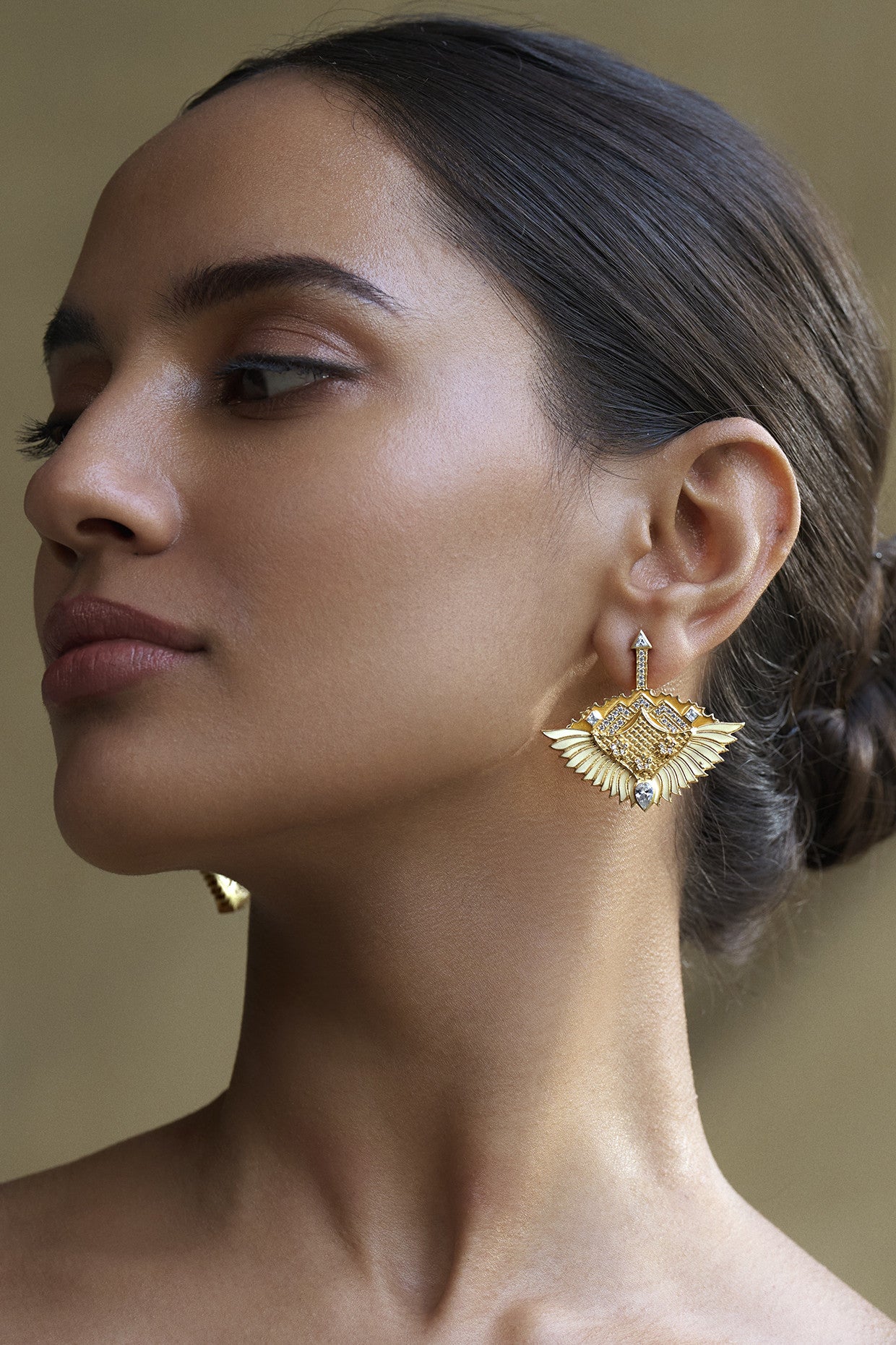 22kt Gold Plated Amelia Studs Earrings