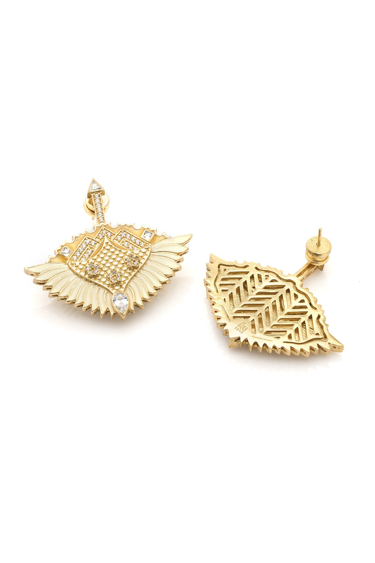 22kt Gold Plated Amelia Studs Earrings