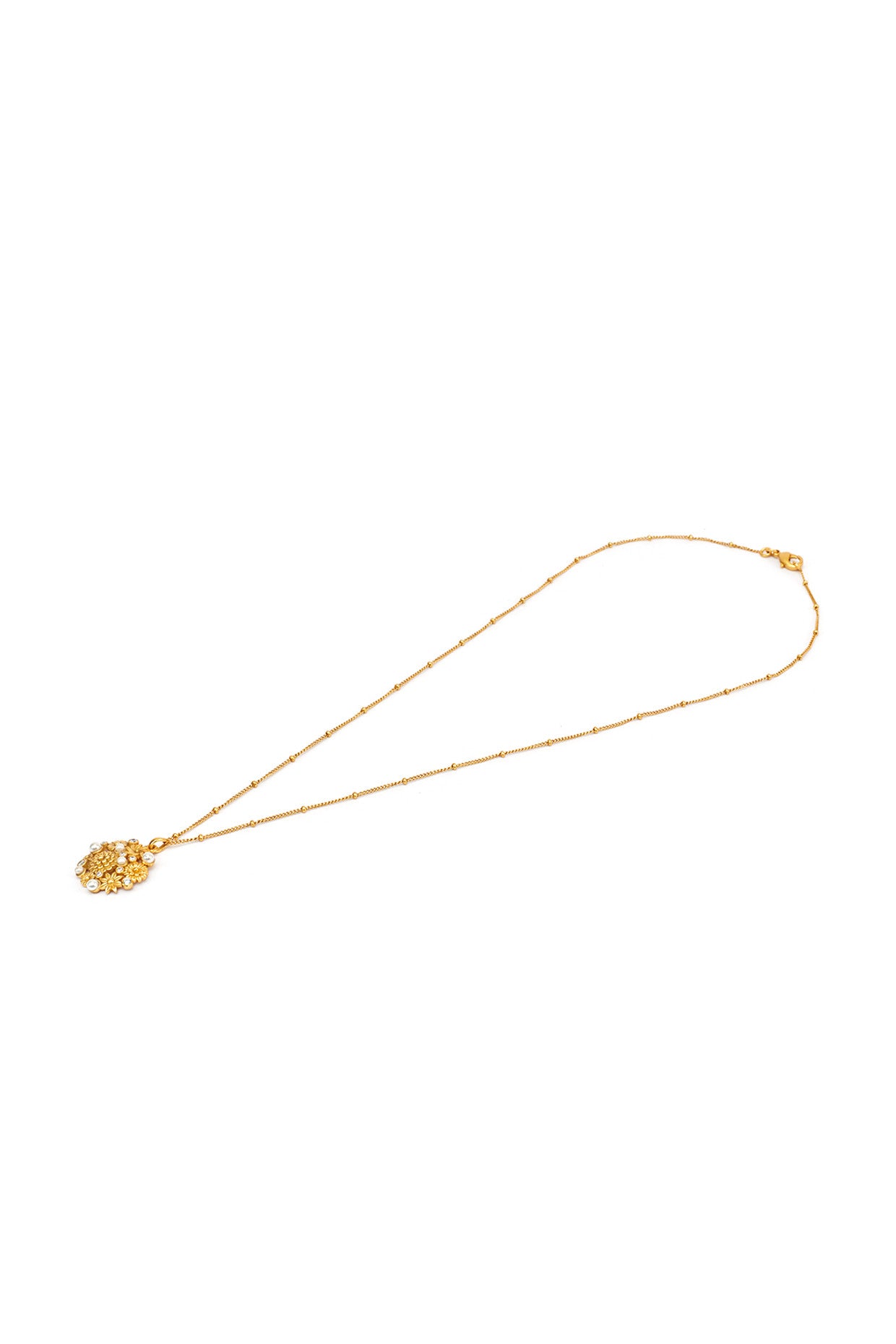 22kt Gold Plated Opaline Pendant