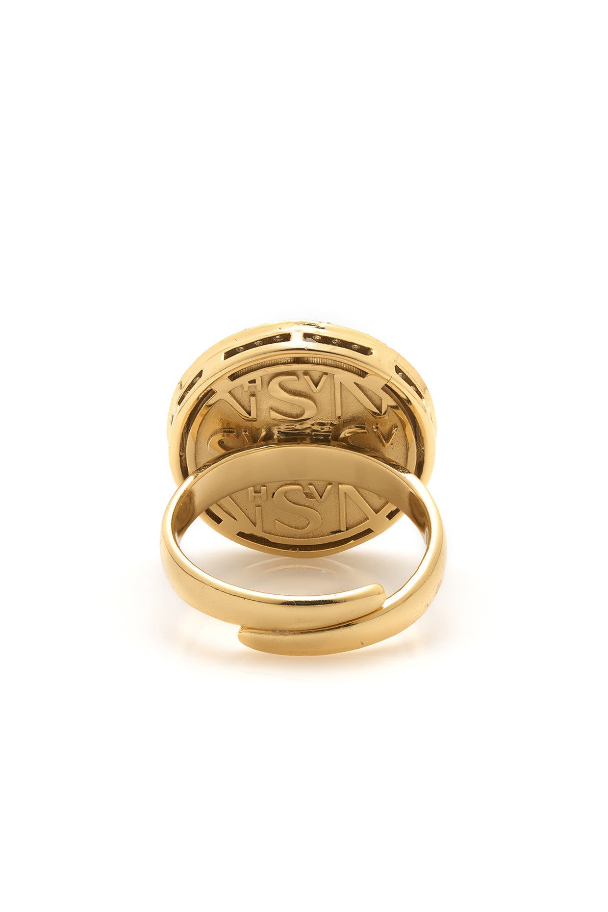 22kt Gold Plated Numsima Signet Ring