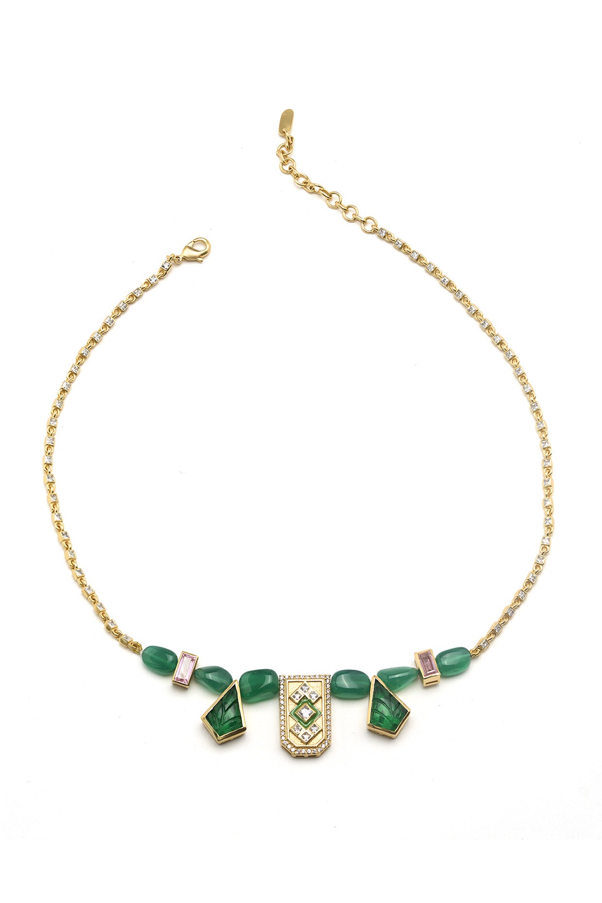 22kt Gold Plated Rumeli Dainty Necklace