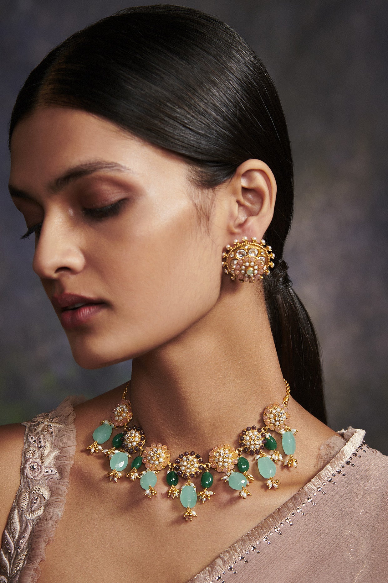 22kt Gold Plated Garden Of Eden Necklace