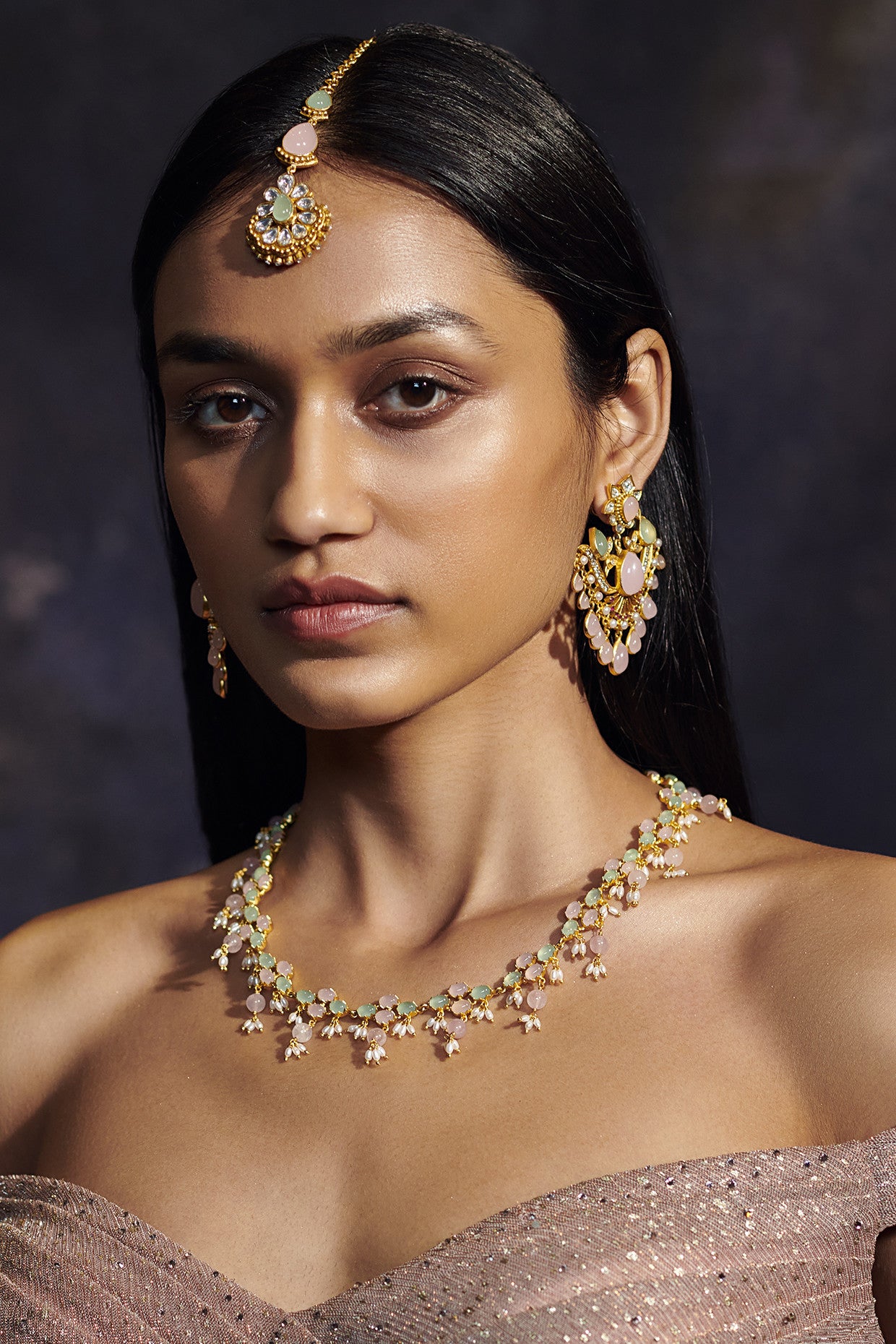 22kt Gold Plated Pastel Bloom Necklace