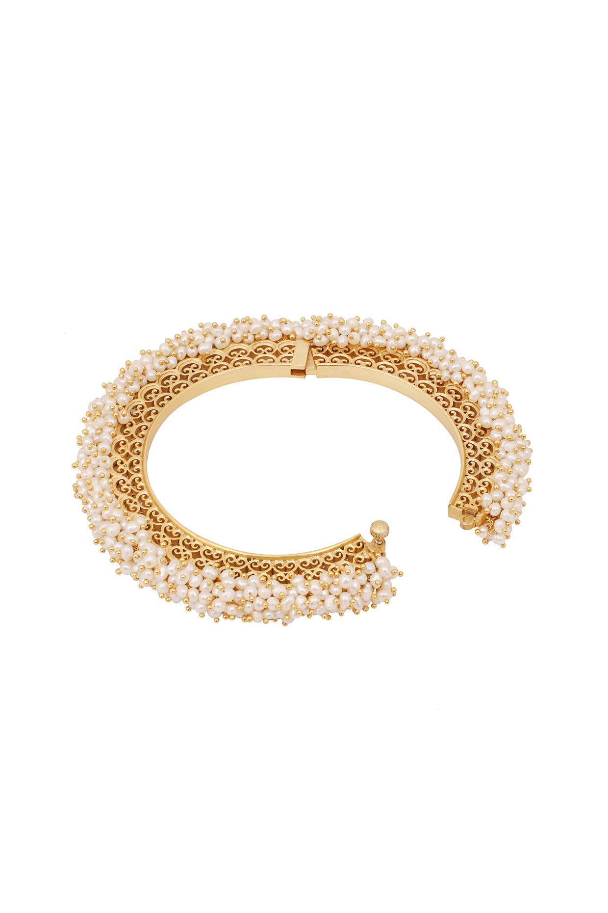 22kt Gold Plated Pearl Bangle