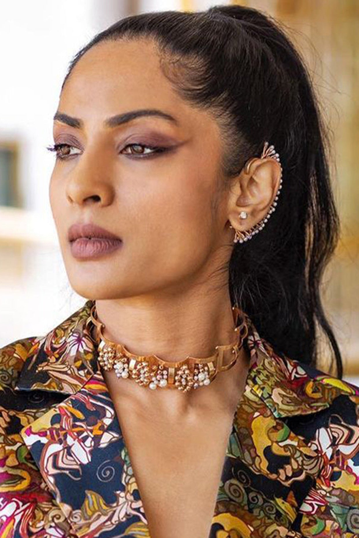 22kt Gold Plated Pearl Earcuffs