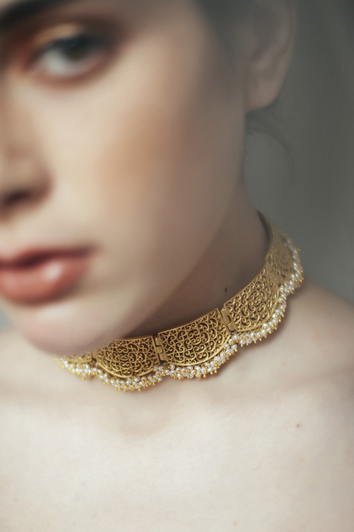 22kt Gold Plated Pearl Necklace