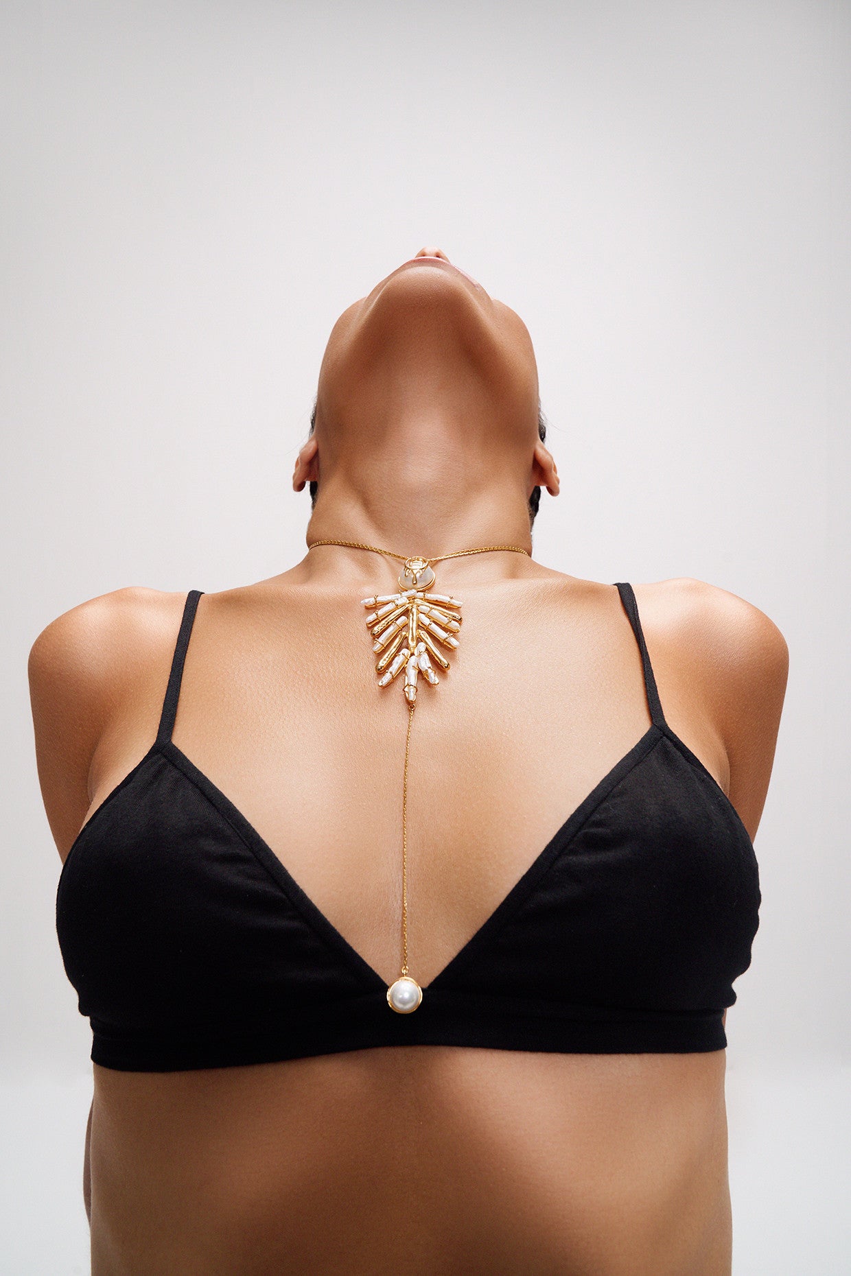 22kt Gold Plated Pearl Necklace