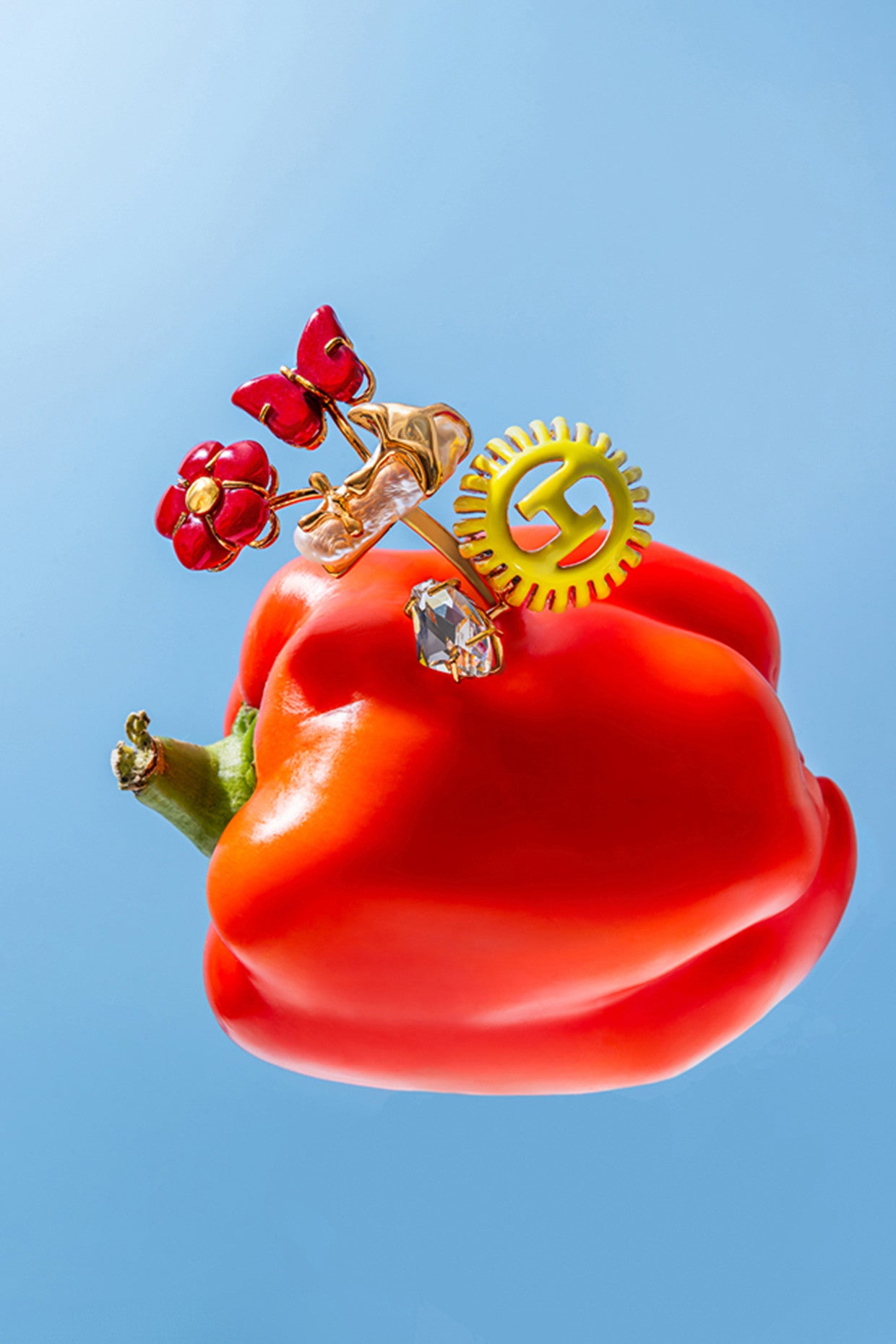 22kt Gold Plated Garden Ring