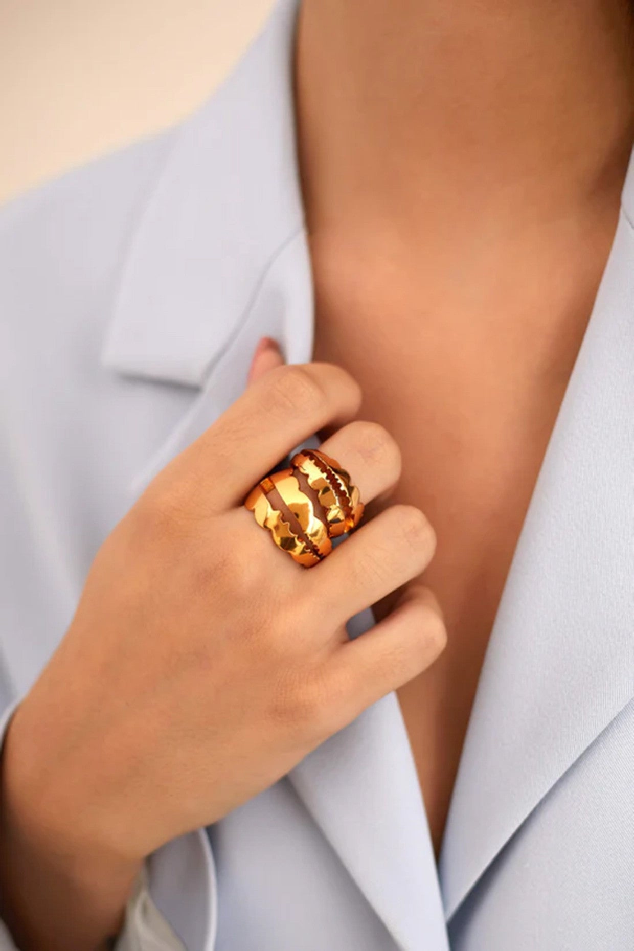 22kt Gold Plated Rings