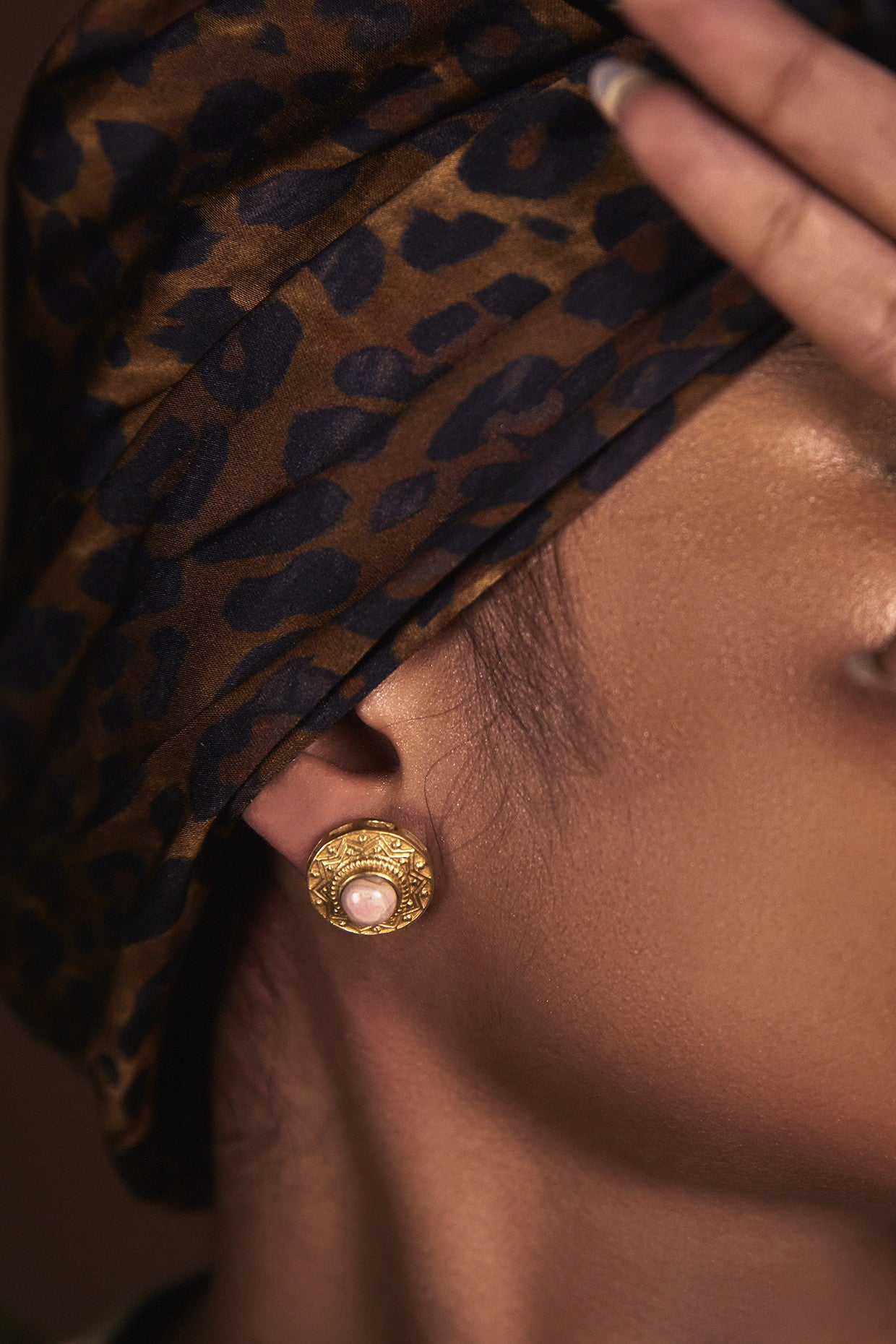 22kt Gold Plated Azra Miniature Studs