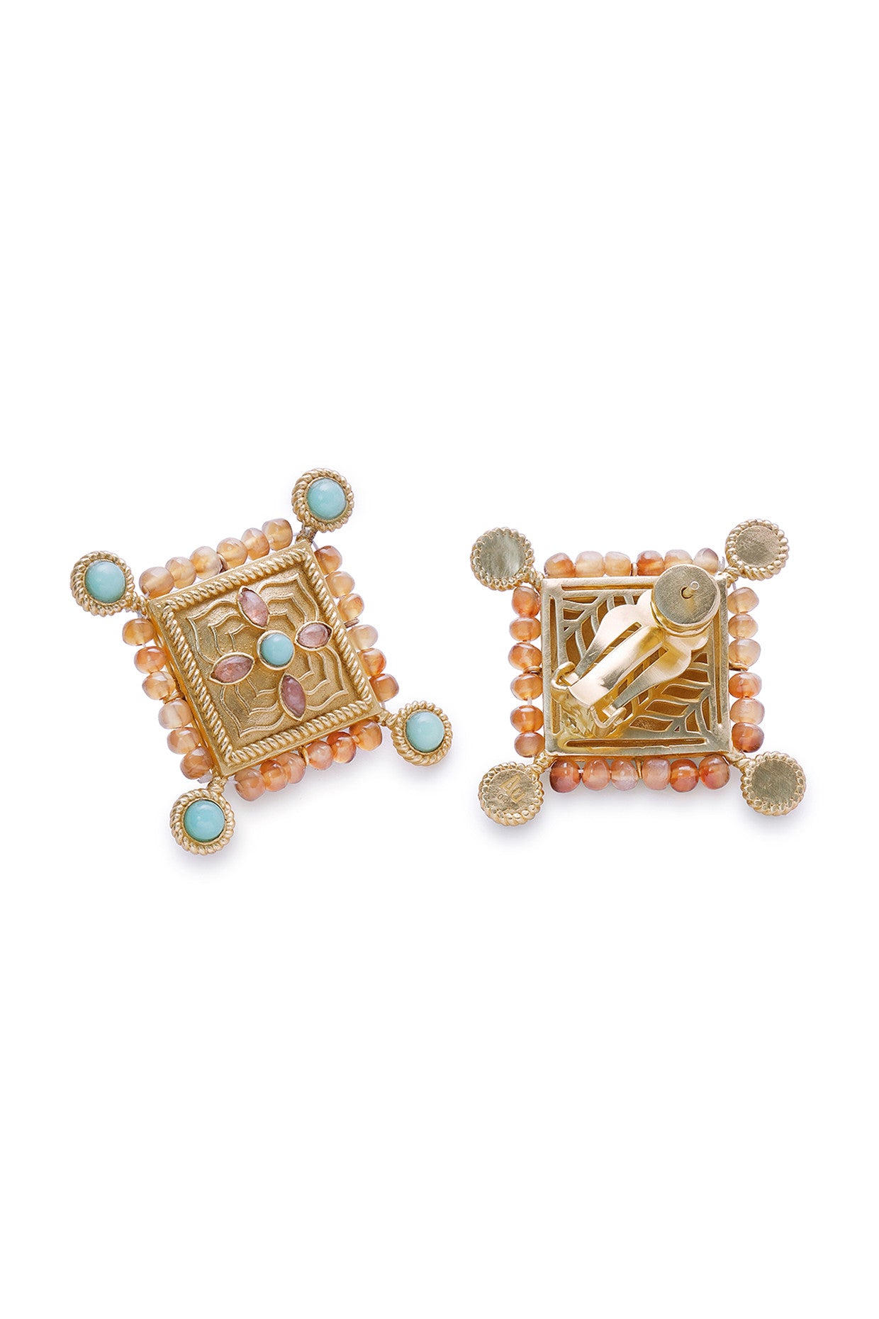22kt Gold Plated Azra Studs Earrings