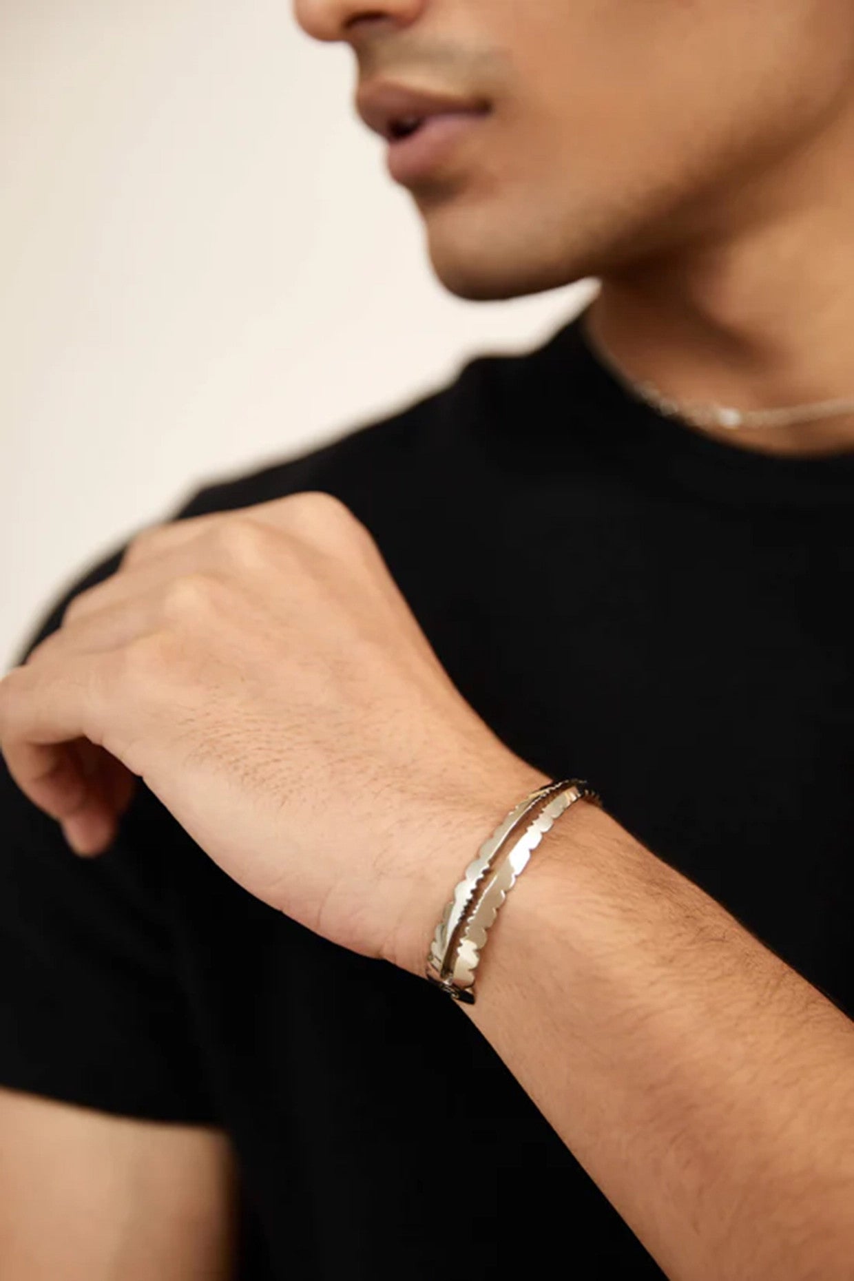 22kt Gunmetal Razor Handcuff