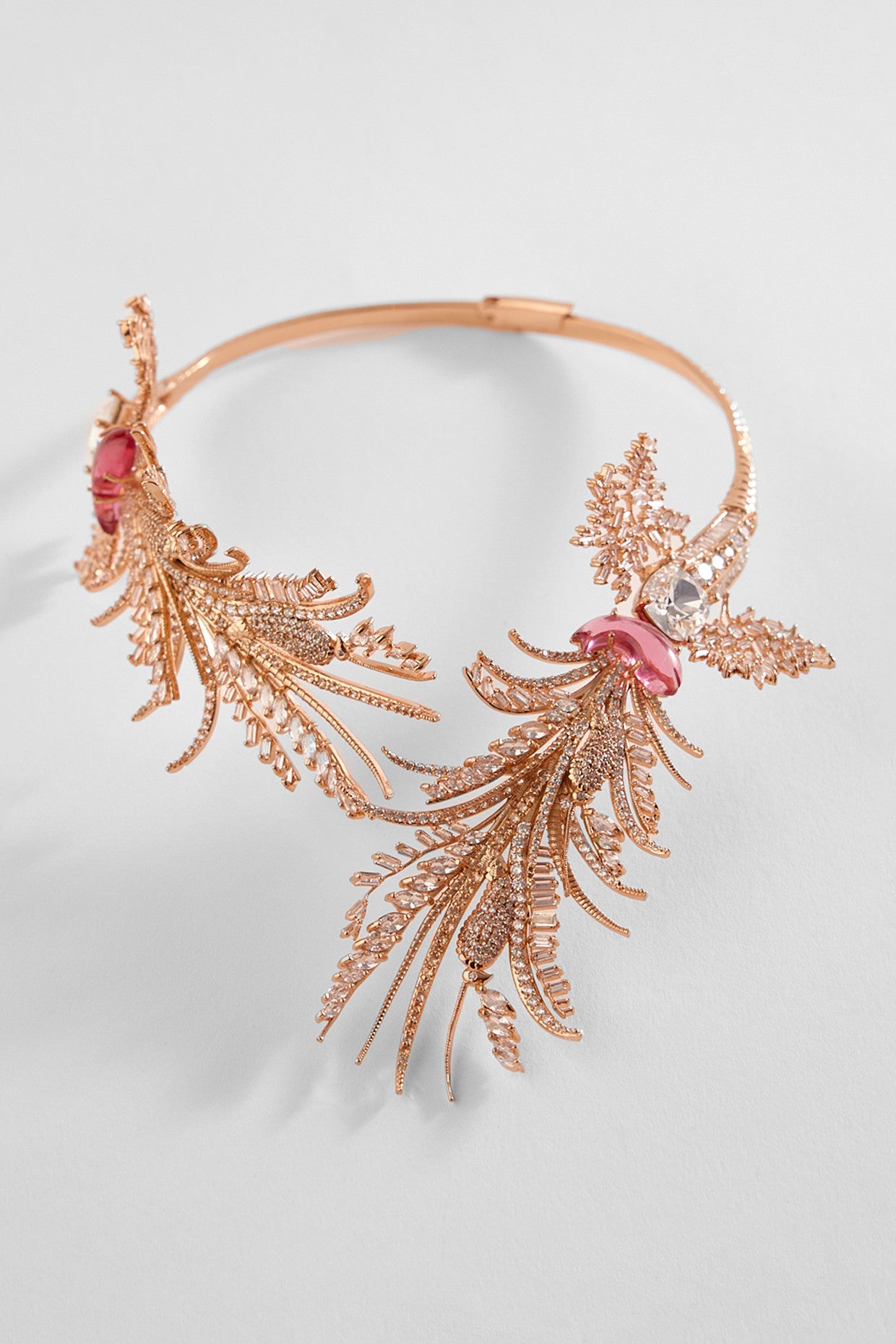 22kt Rose Gold Plated Swarovski Palm Choker