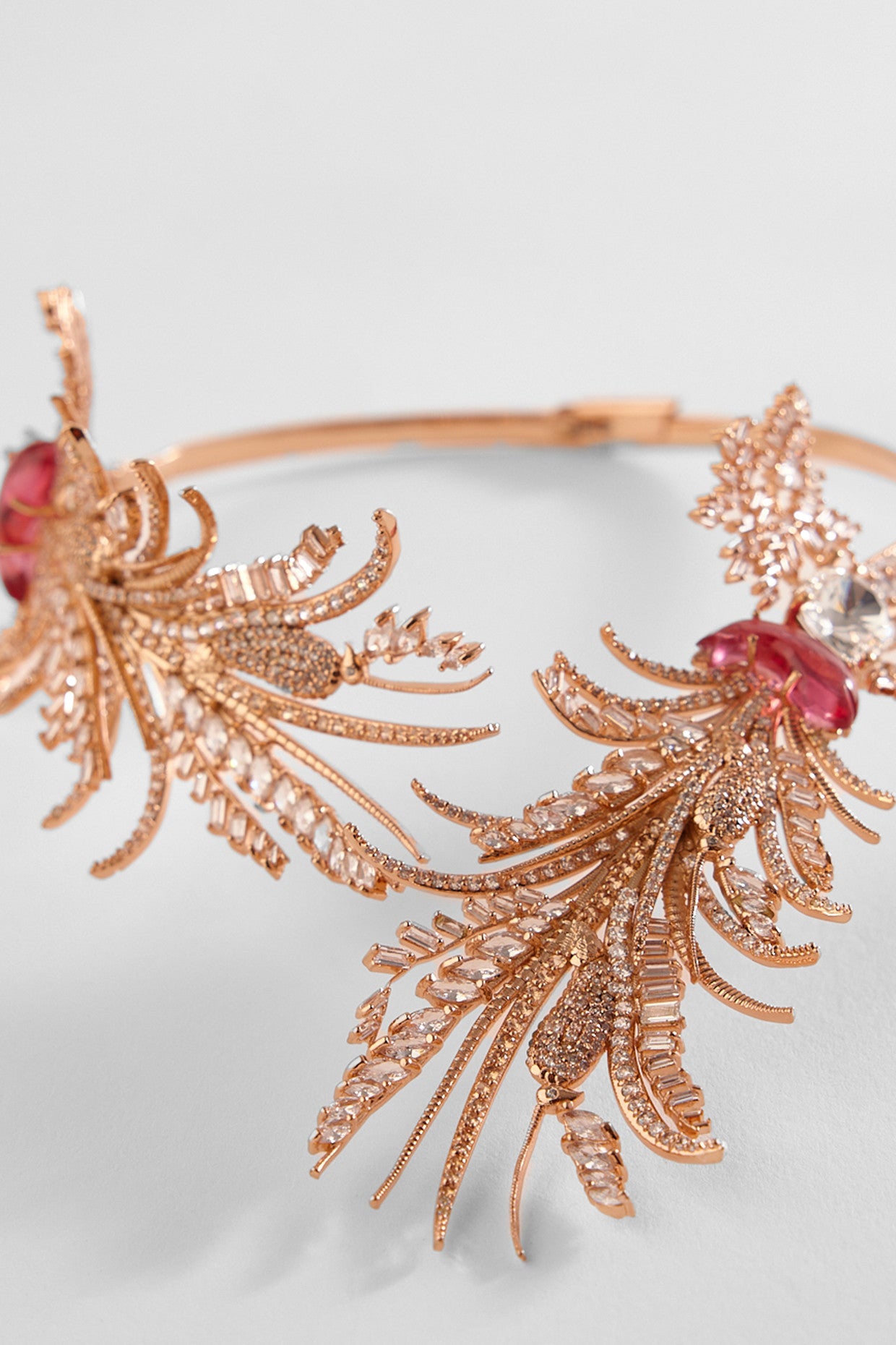 22kt Rose Gold Plated Swarovski Palm Choker