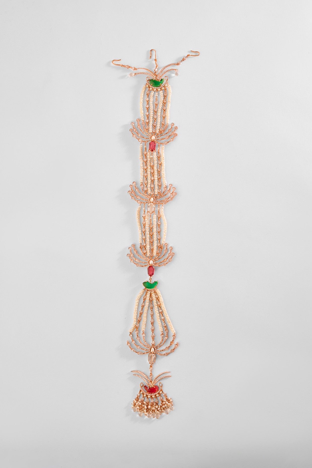 22kt Rose Gold Plated Pastel Zircon Hair Accessory