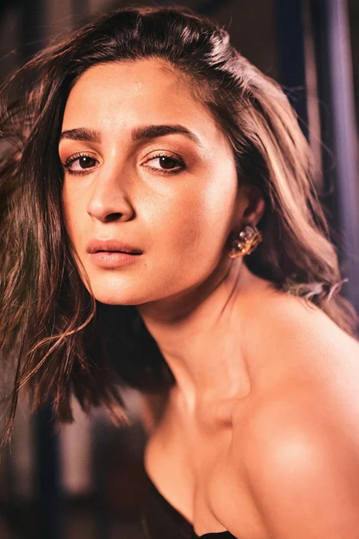 22kt Silver Plated Dual Toned Earrings