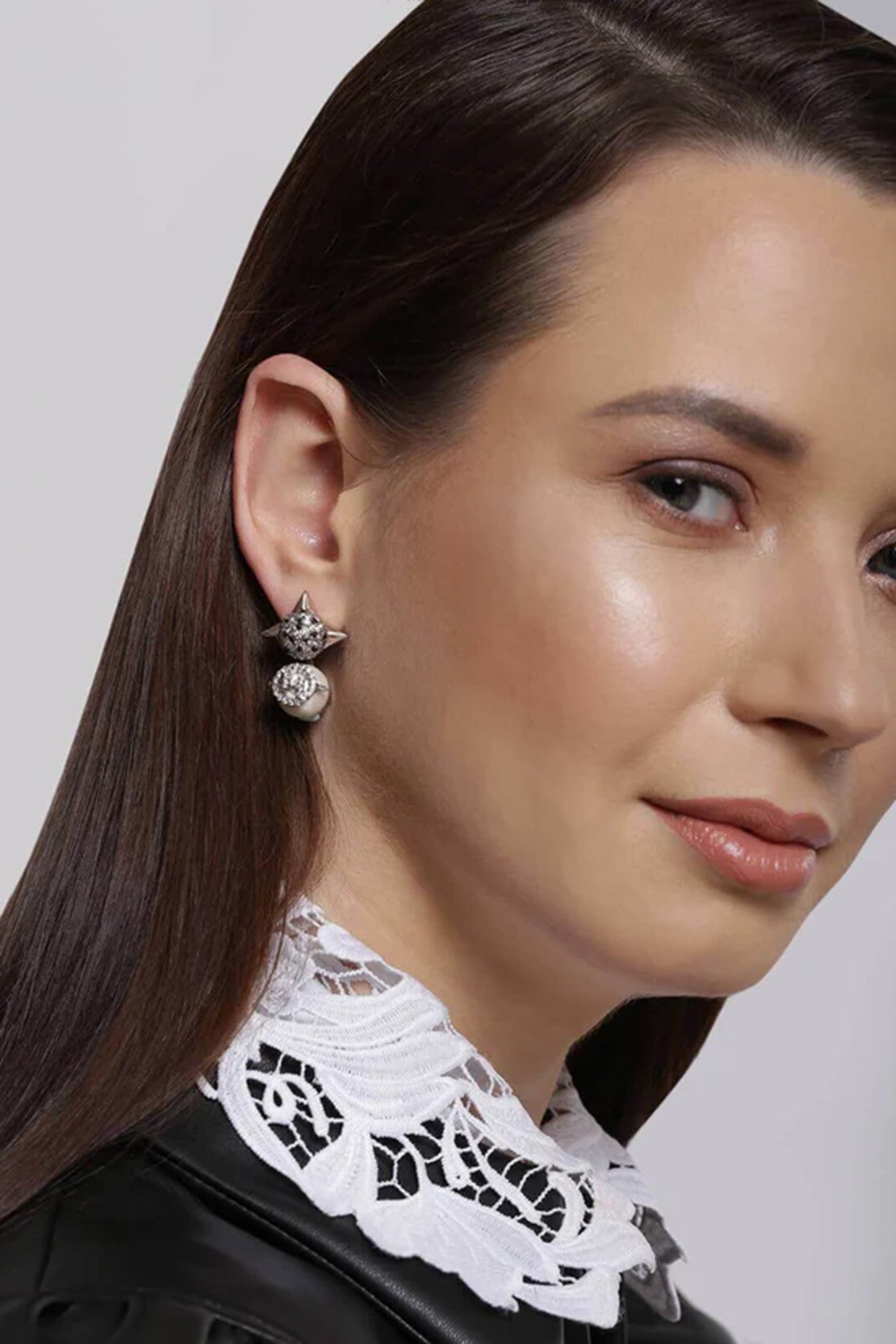 22kt Silver Plated Pearl Drop Earrings