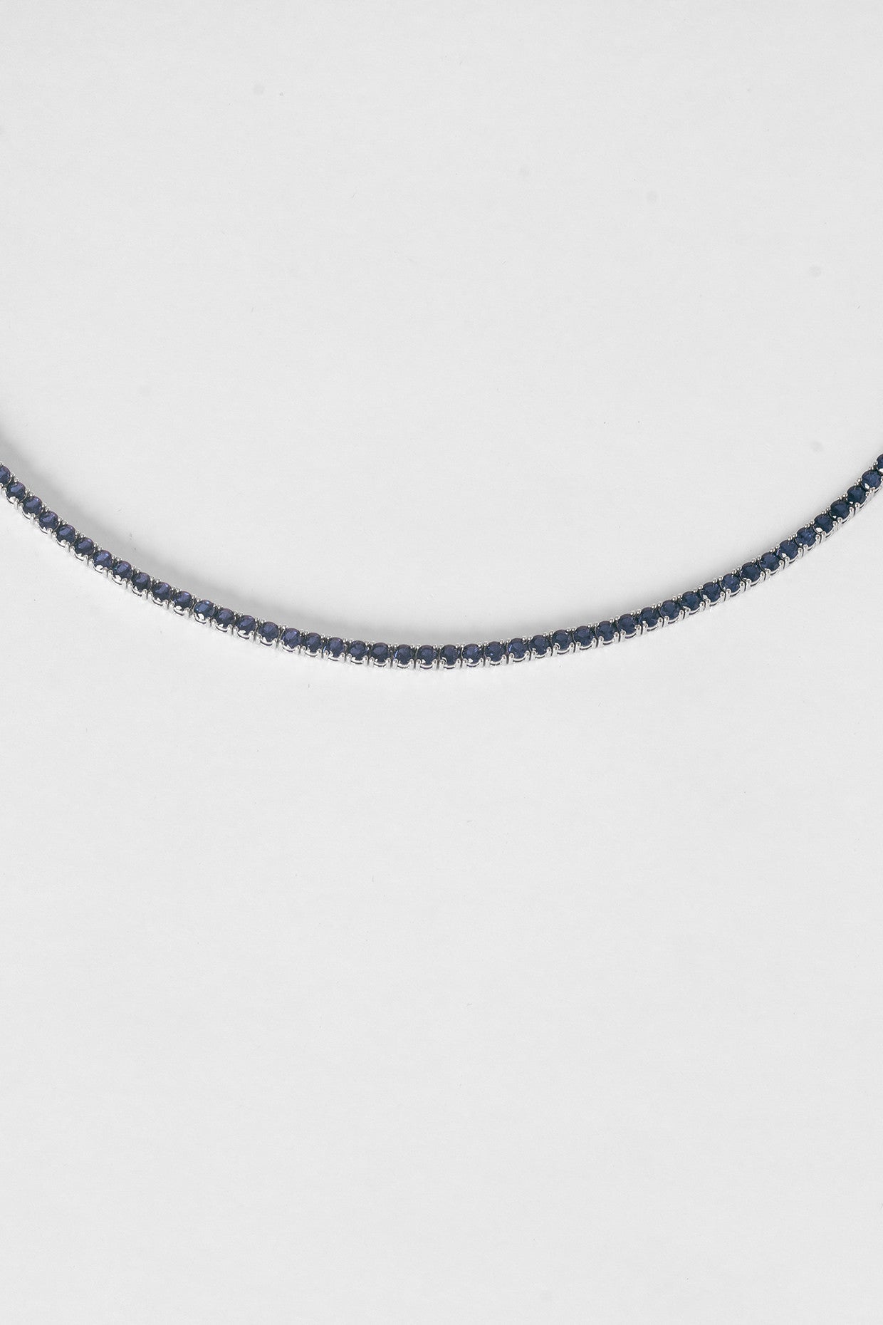 3Mm Tennis Chain-Deep Blue