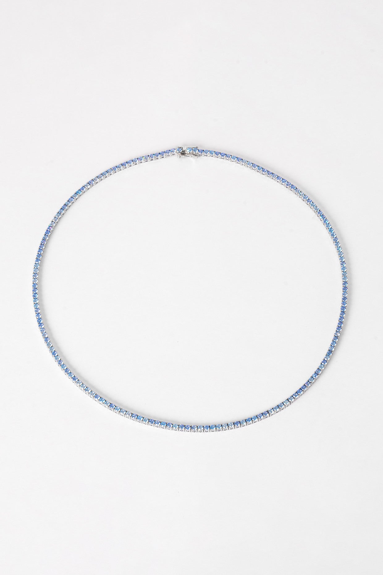 3Mm Tennis Chain-Sky Blue