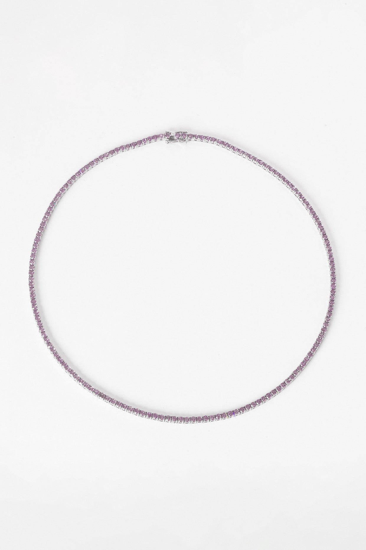 3Mm Tennis Choker-Purple