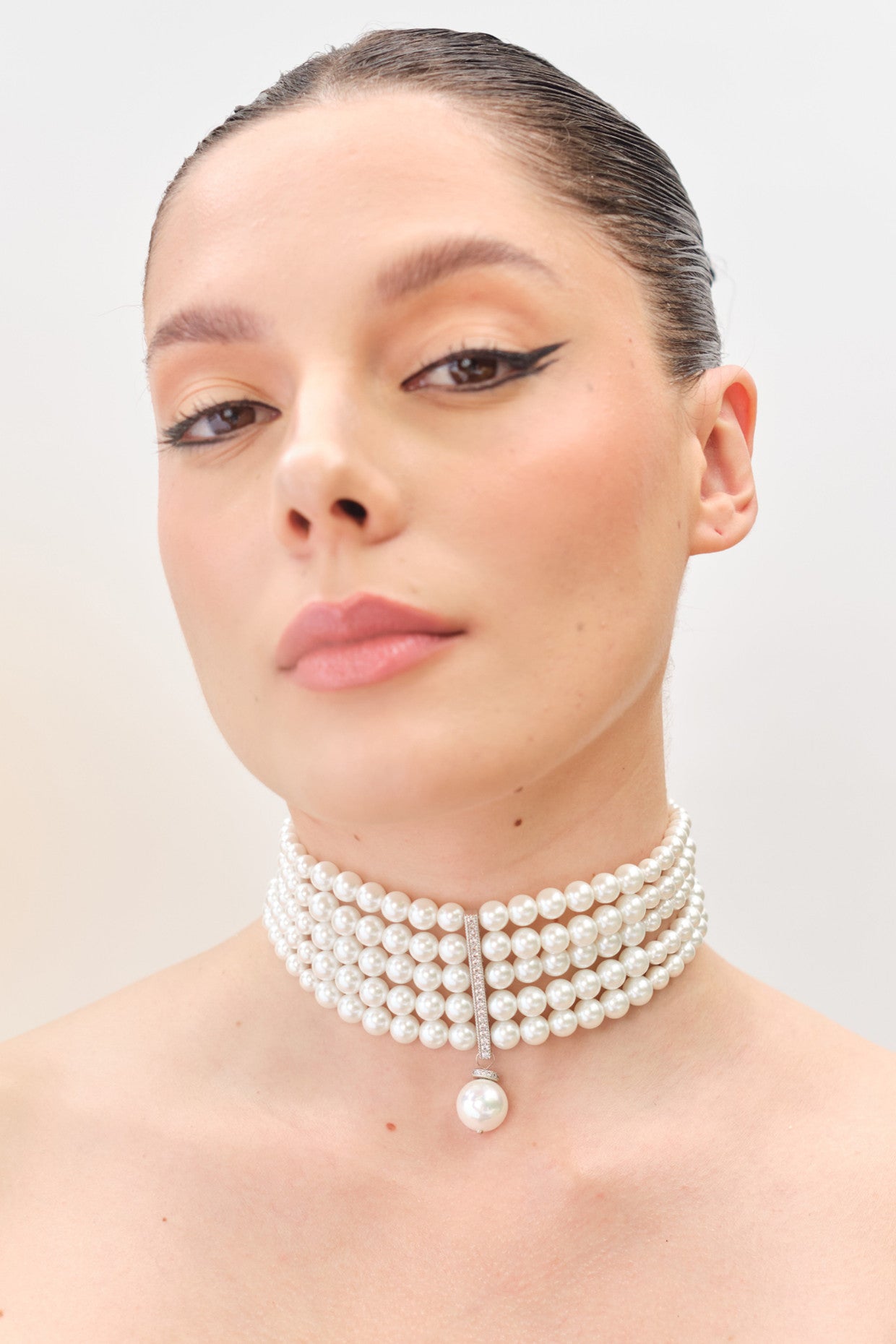 Victorian Pearl Choker