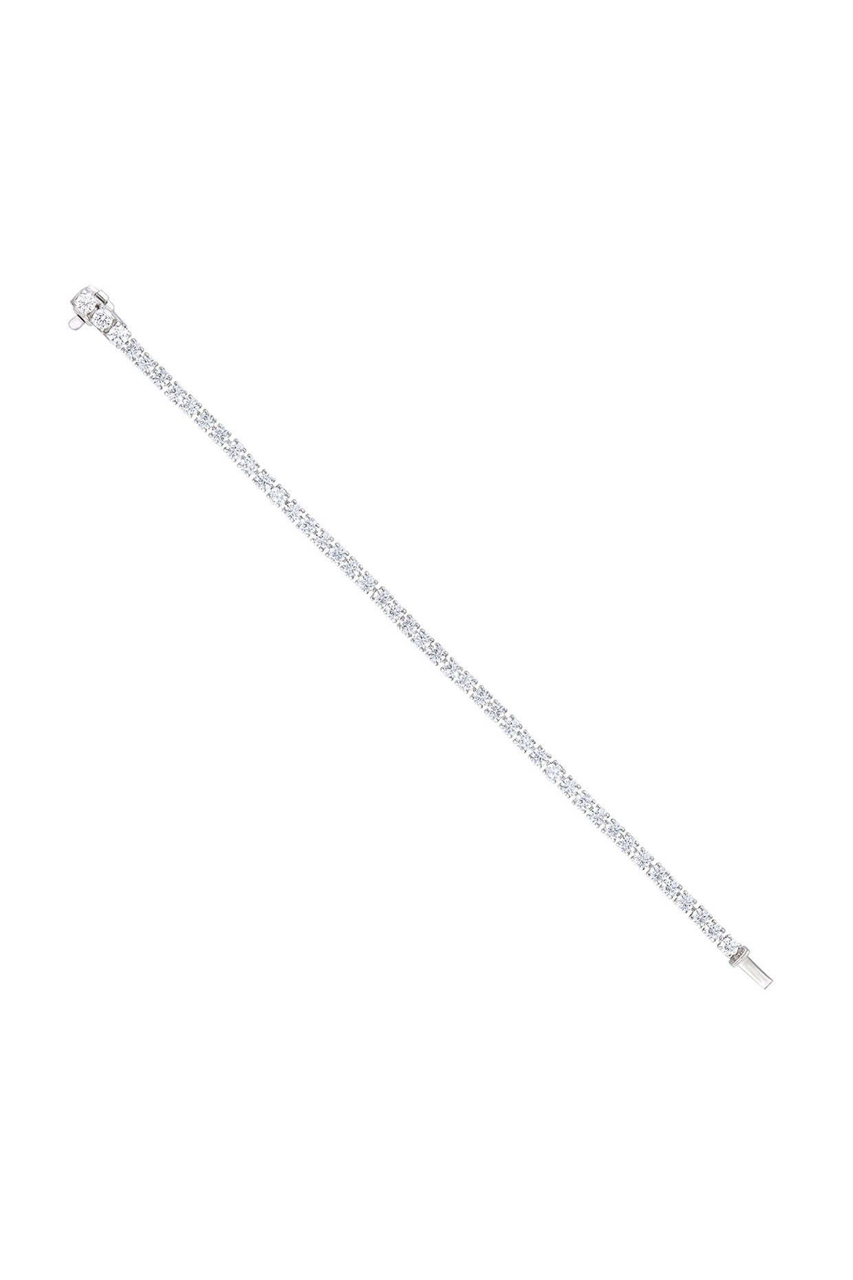 92.5 Sterling Silver Zirconia Bracelet