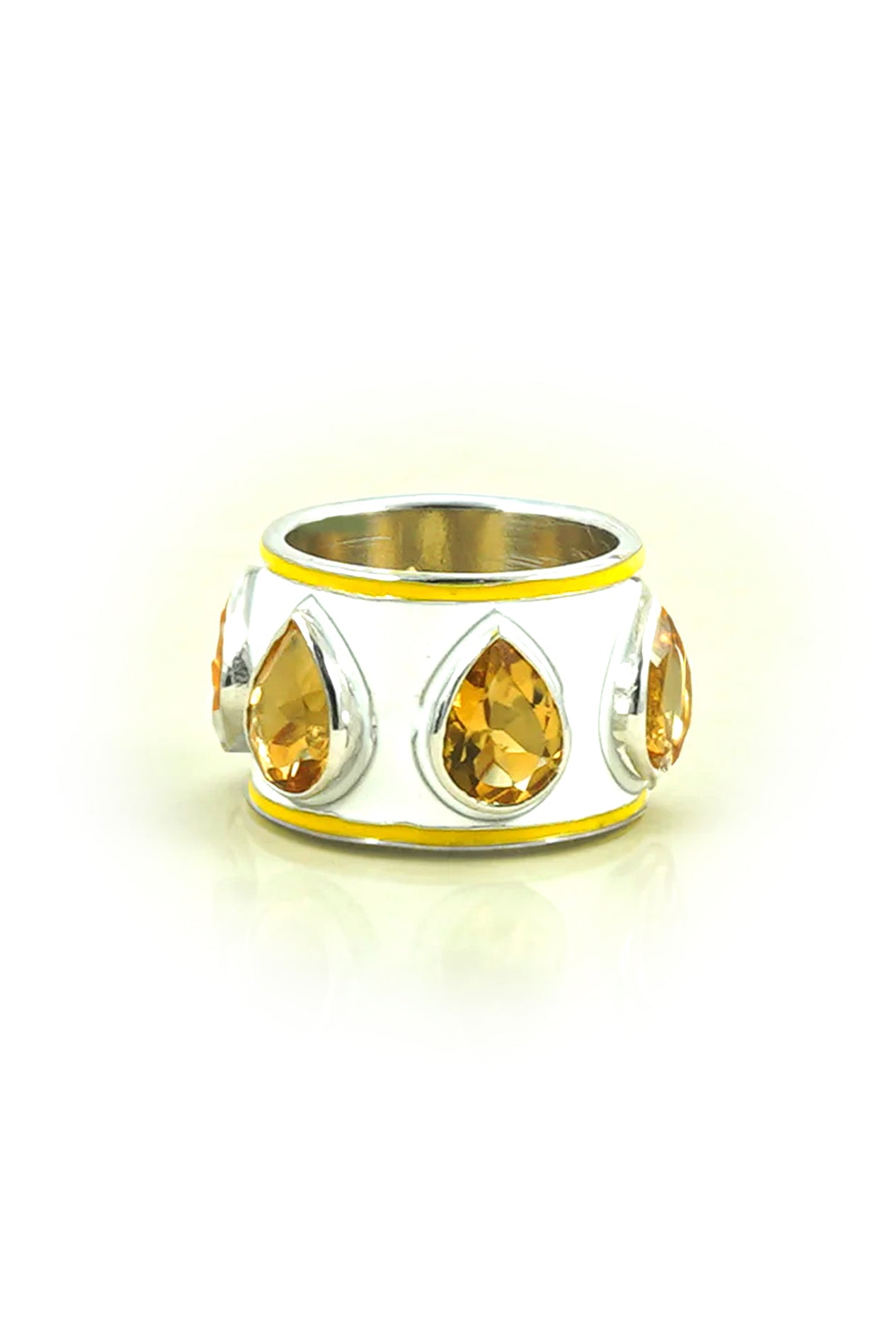 Citrine Glow Ring in Sterling Silver