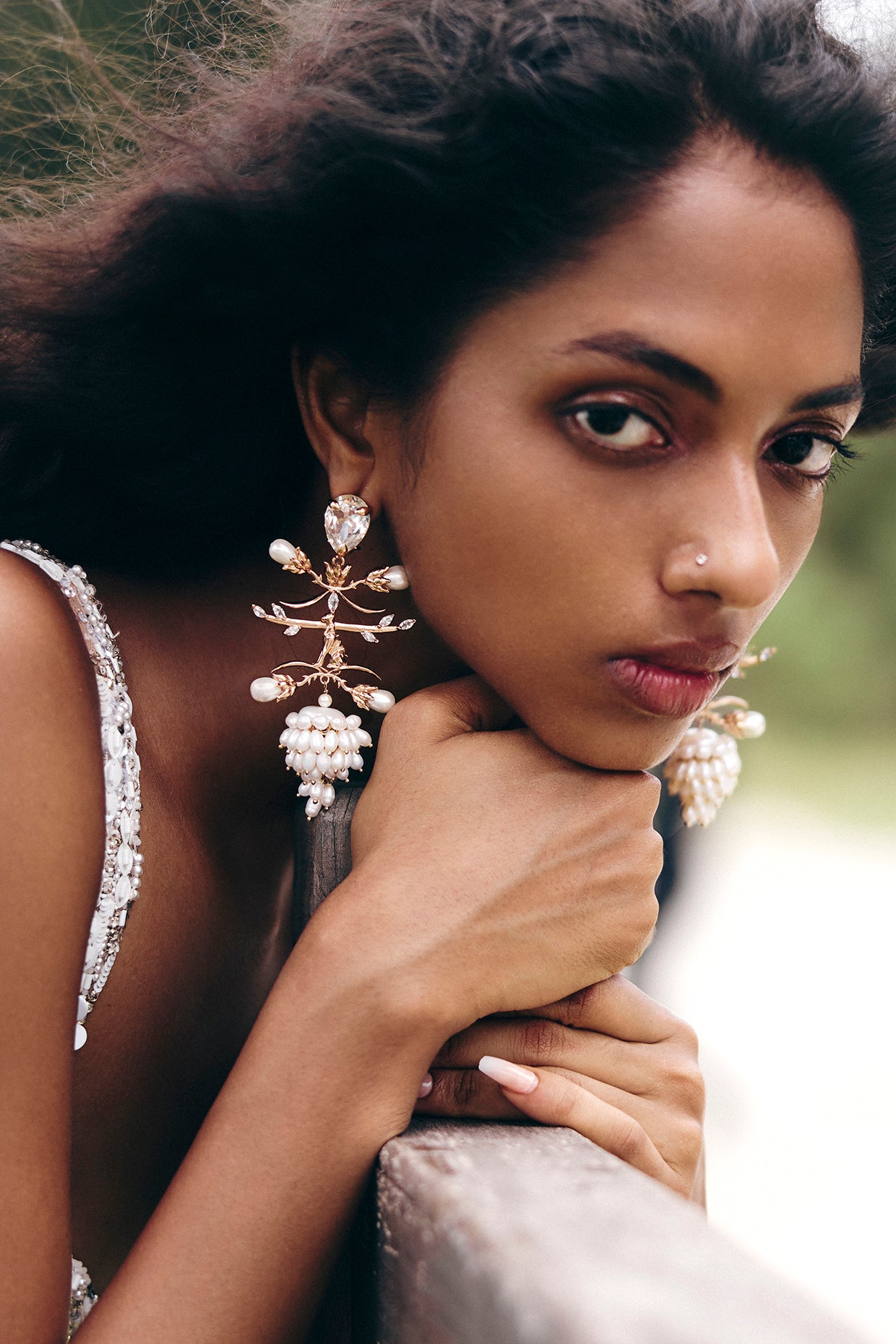 Crown of Pearls Earrings