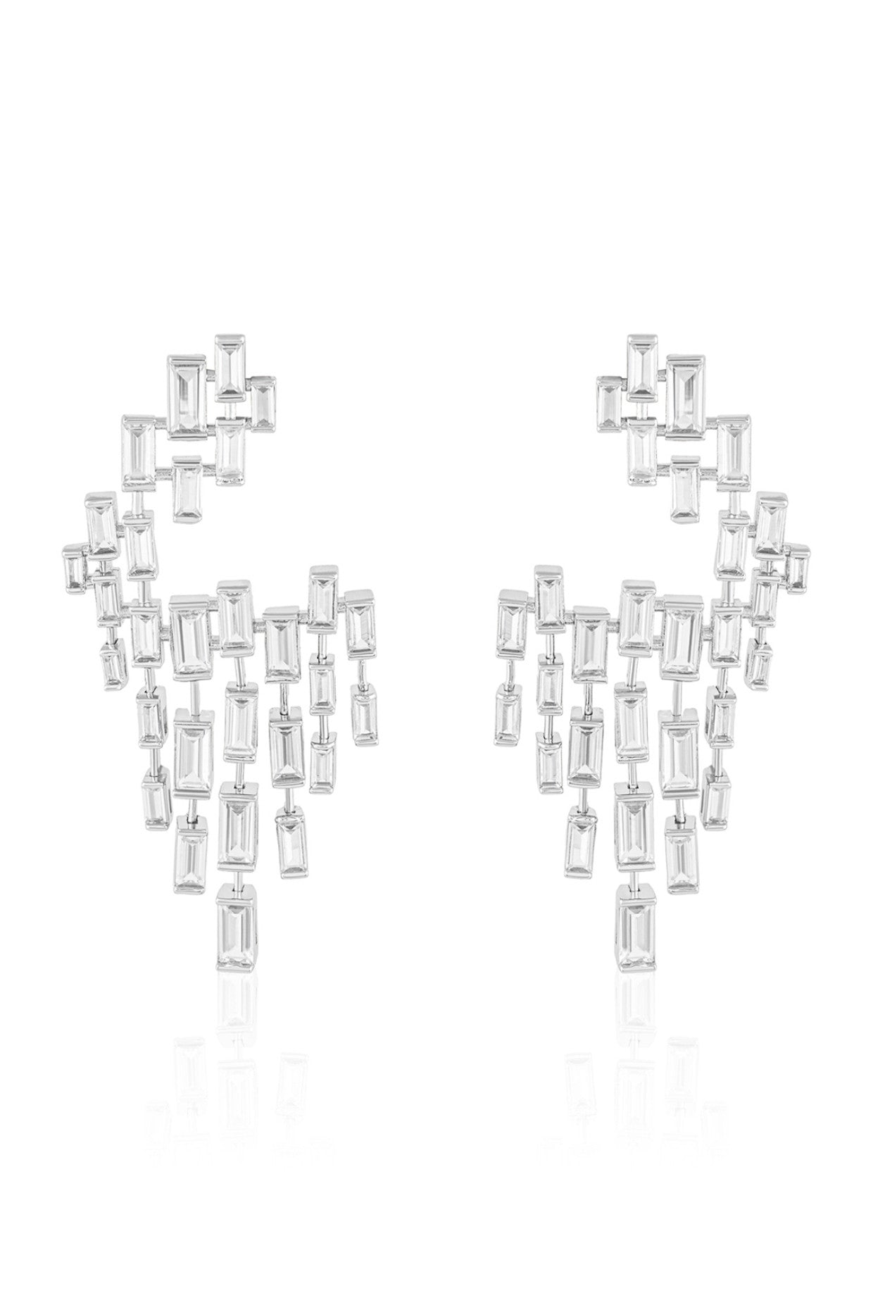 Abstract Chandelier Statement Earrings