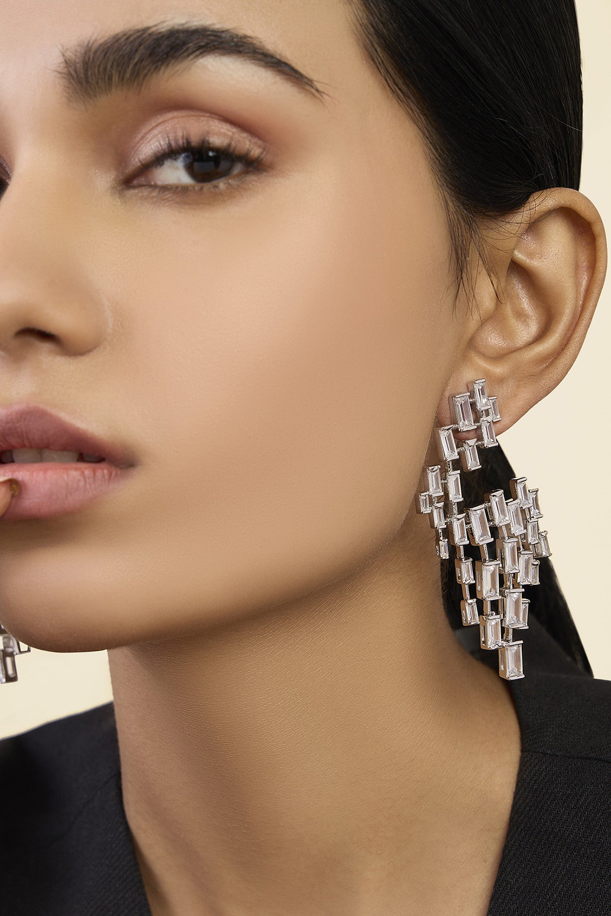 Abstract Chandelier Statement Earrings