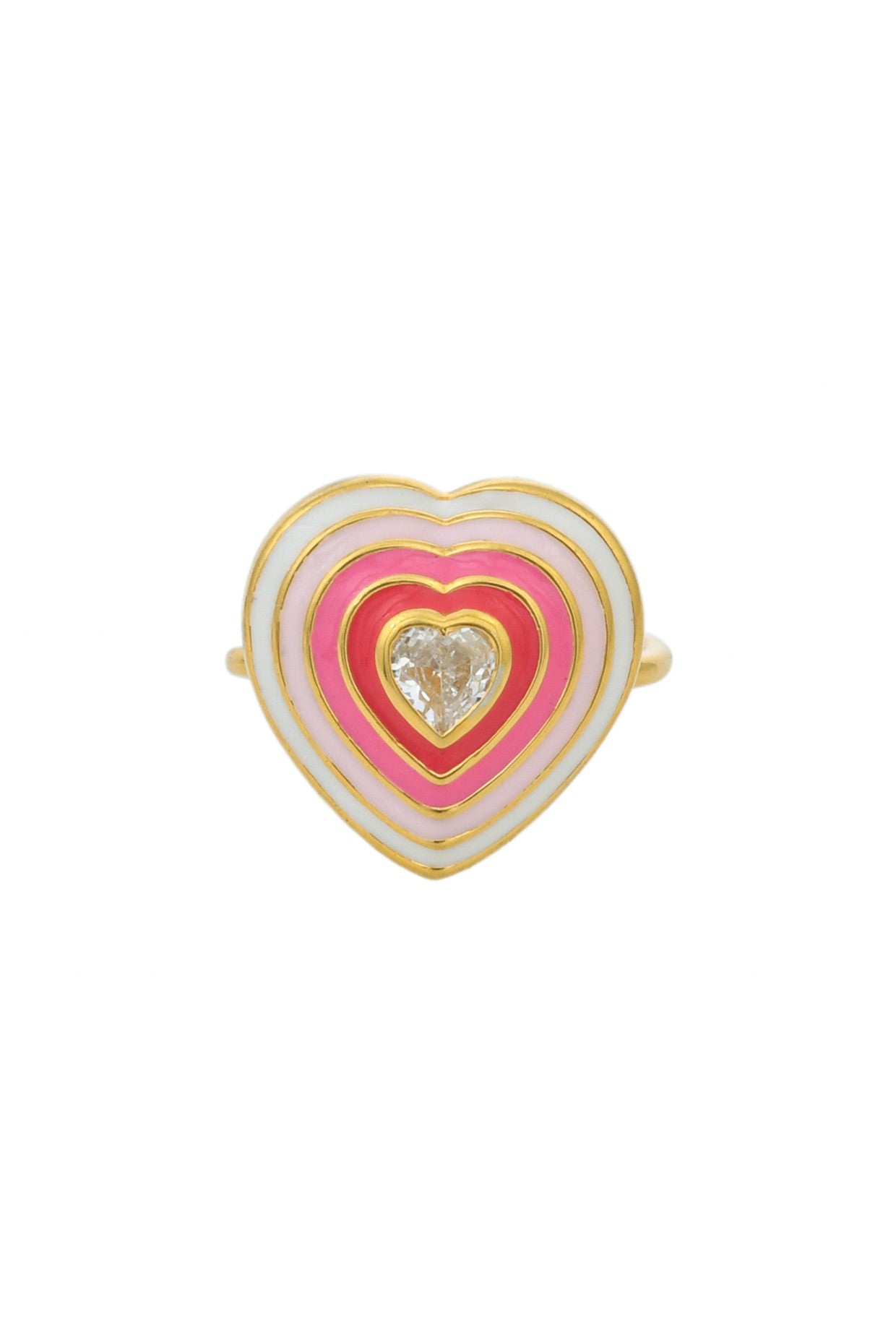 Alessa Pink Pop Heart Ring