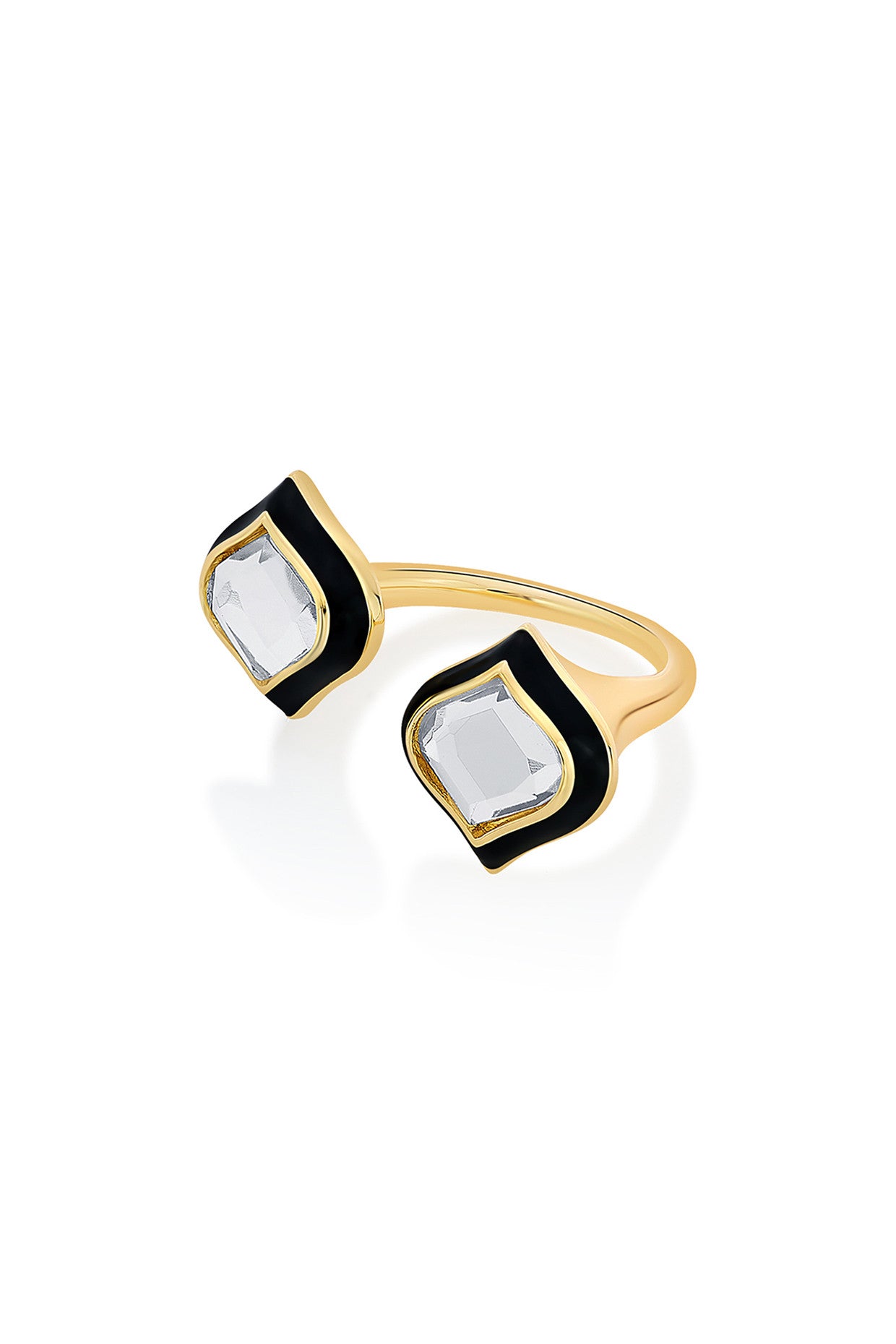 Amina Mirror Duo Ring