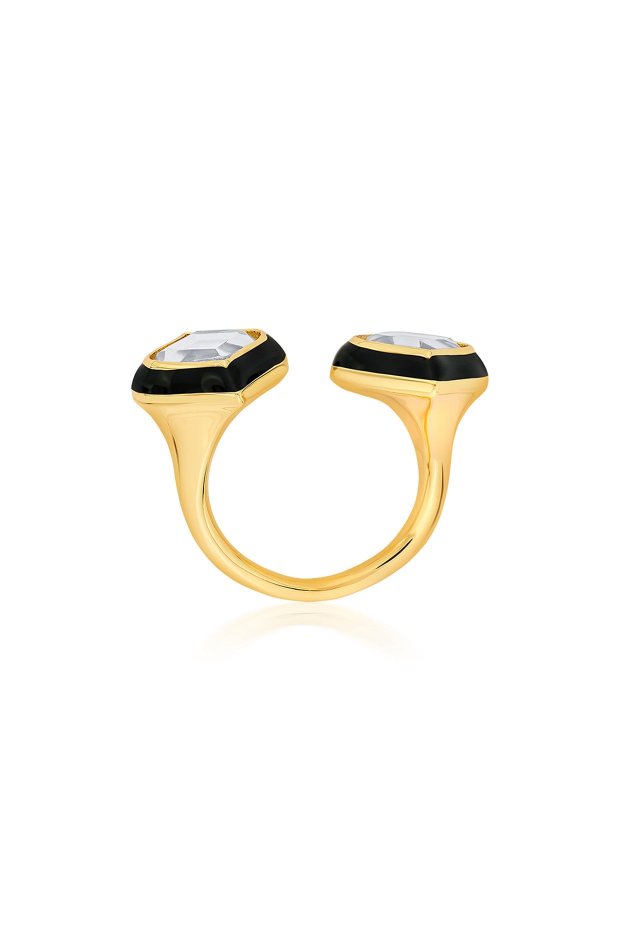 Amina Mirror Duo Ring