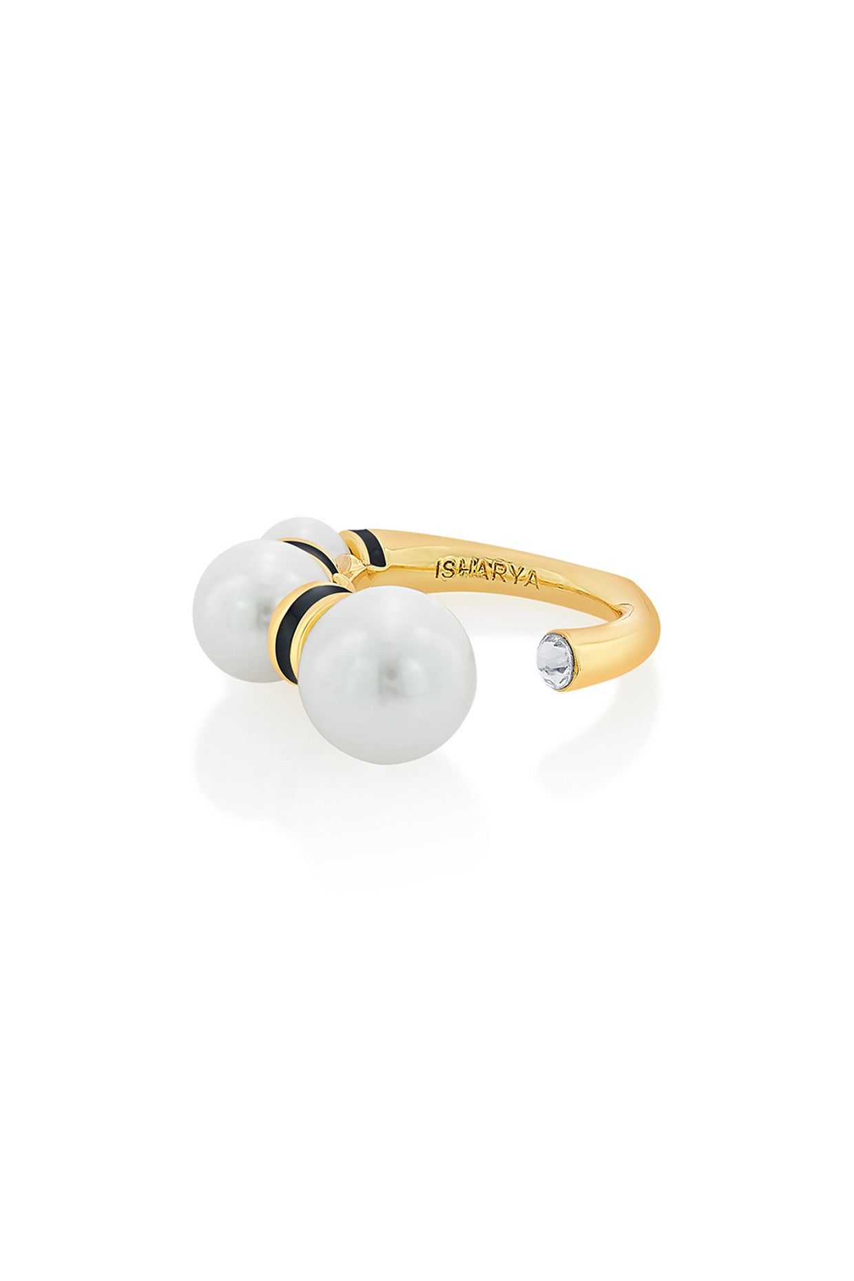 Amina Triple Pearl Ring